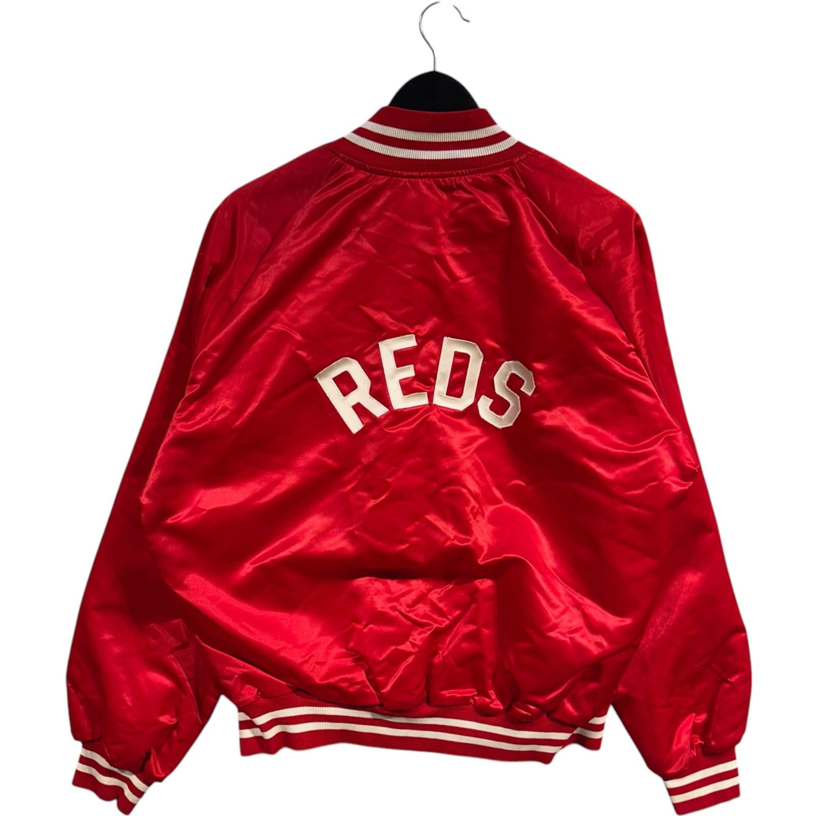 MLB Vintage Cincinatti Reds Satin Bomber Jacket L Size US L / EU 52-54 / 3 - 5 Thumbnail
