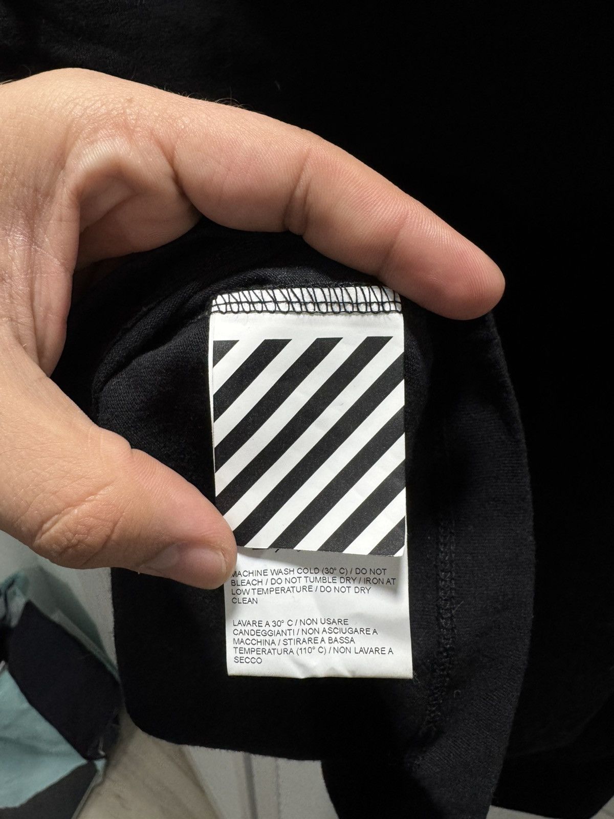 Off-White Offwhite Impressionism T-Shirt Hoodie (Black/Orange) Size US M / EU 48-50 / 2 - 4 Thumbnail