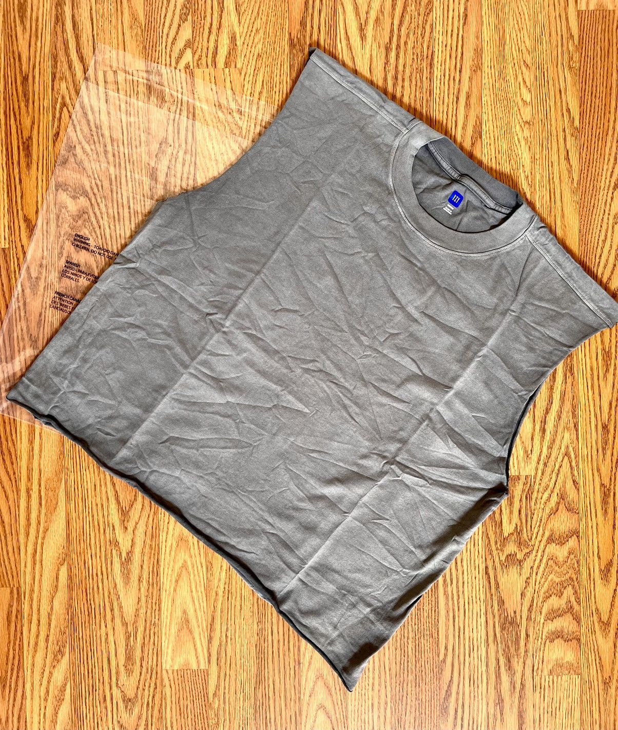Kanye West YZY GAP CROPPED TEE — SZ M POETIC GREY YEEZY Size US M / EU 48-50 / 2 - 2 Thumbnail