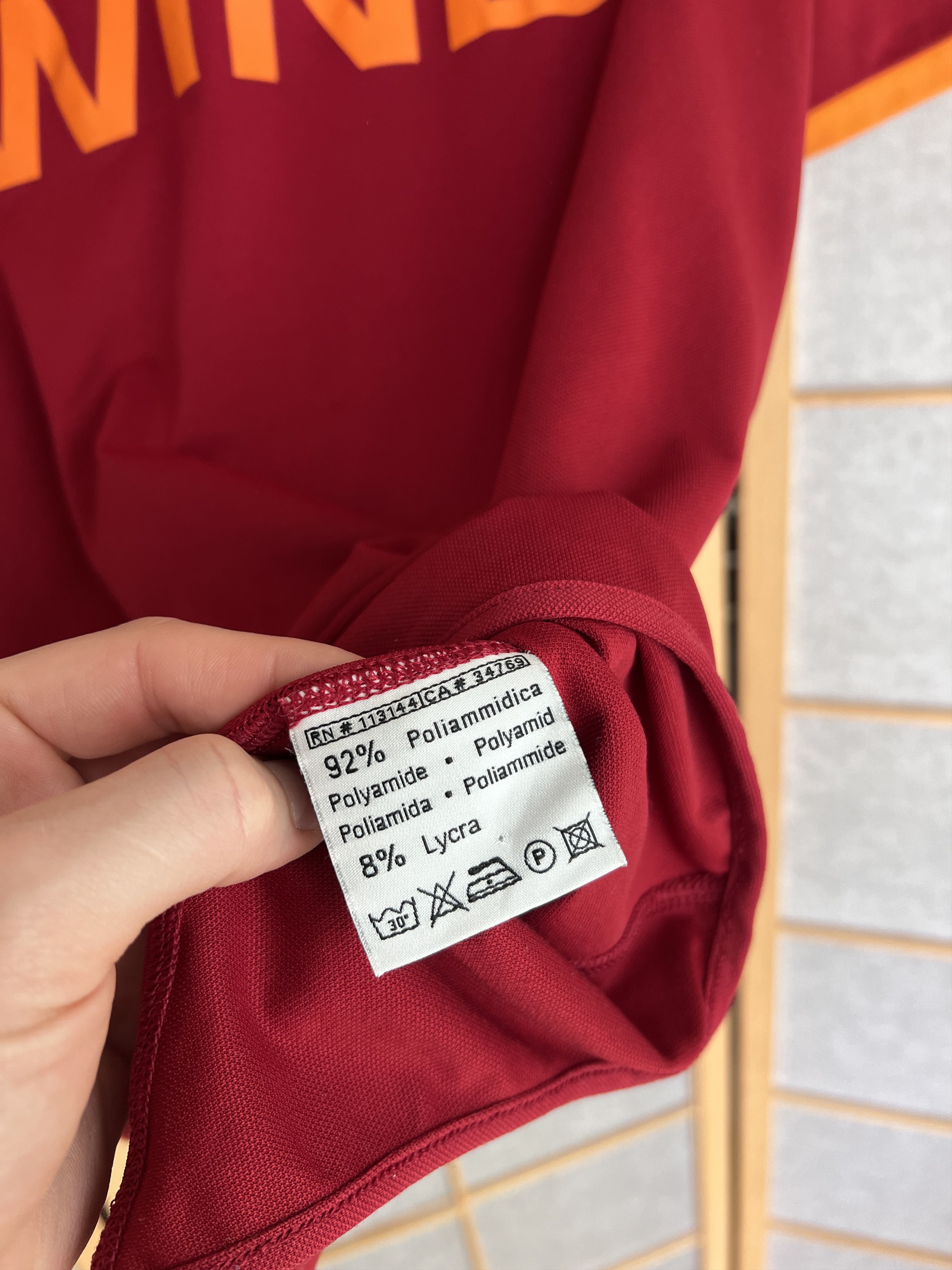 Kappa Rare Kappa AS Roma vintage 2007 home football jersey stretch Size US S / EU 44-46 / 1 - 16 Thumbnail