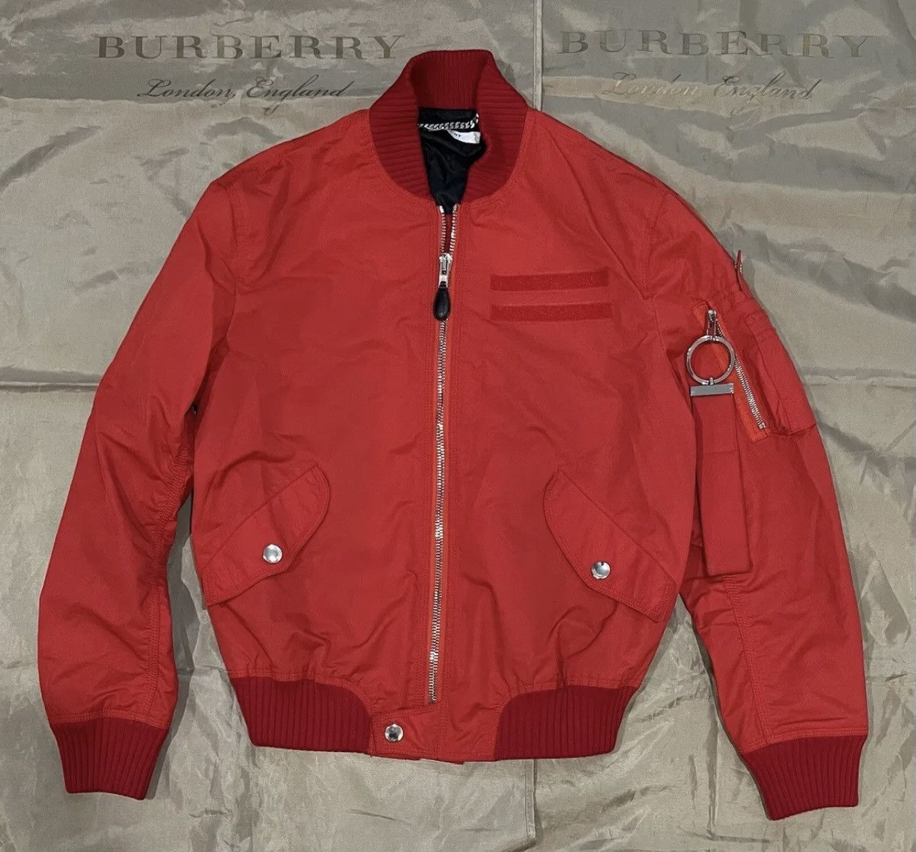 Givenchy Givenchy MA-1 Bomber Flight Jacket Red size 50 $3500 Size US M / EU 48-50 / 2 - 1 Thumbnail