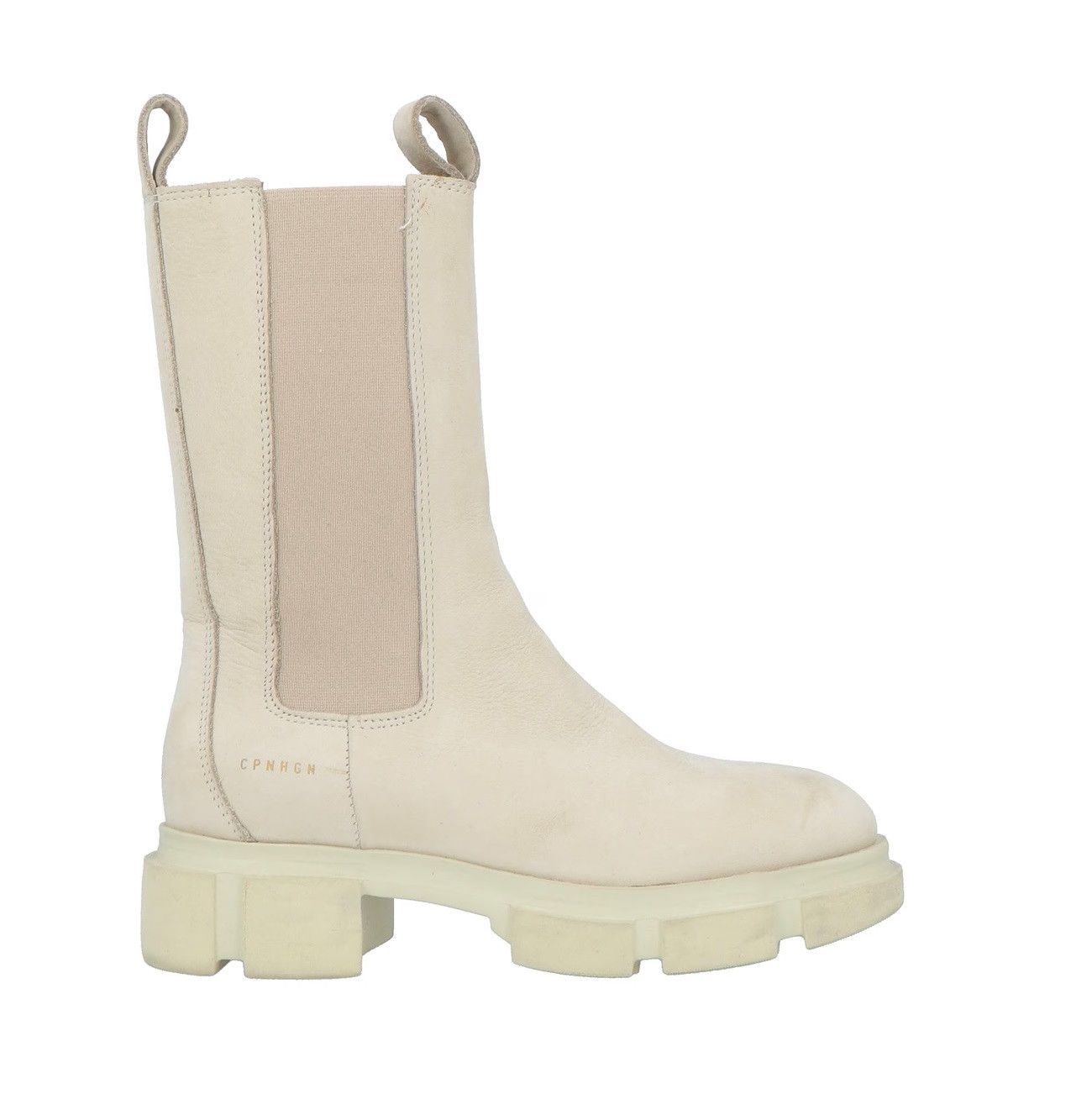 COPENHAGEN STUDIOS Ecru Leather Boots Size US 9 / IT 39 - 1 Thumbnail
