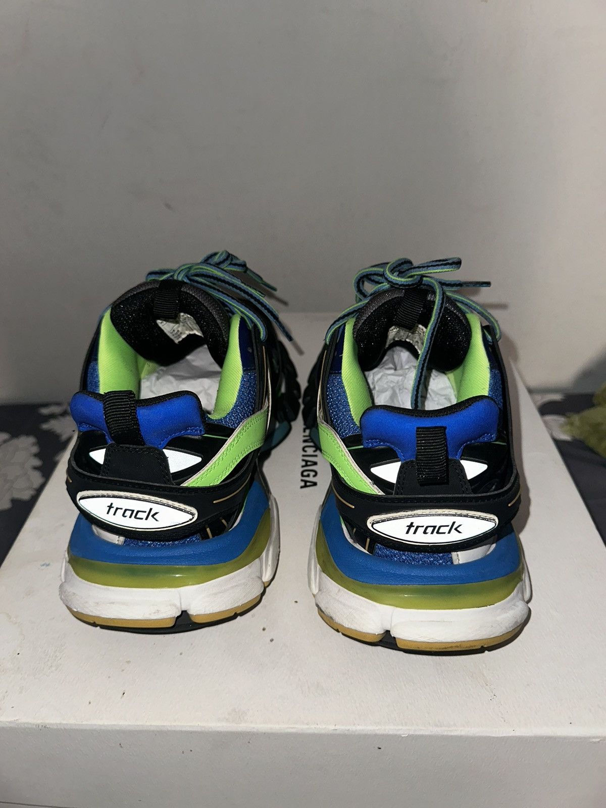 Balenciaga Balenciaga Track Sneaker 'Black Blue' Size US 8 / EU 41 - 3 Thumbnail