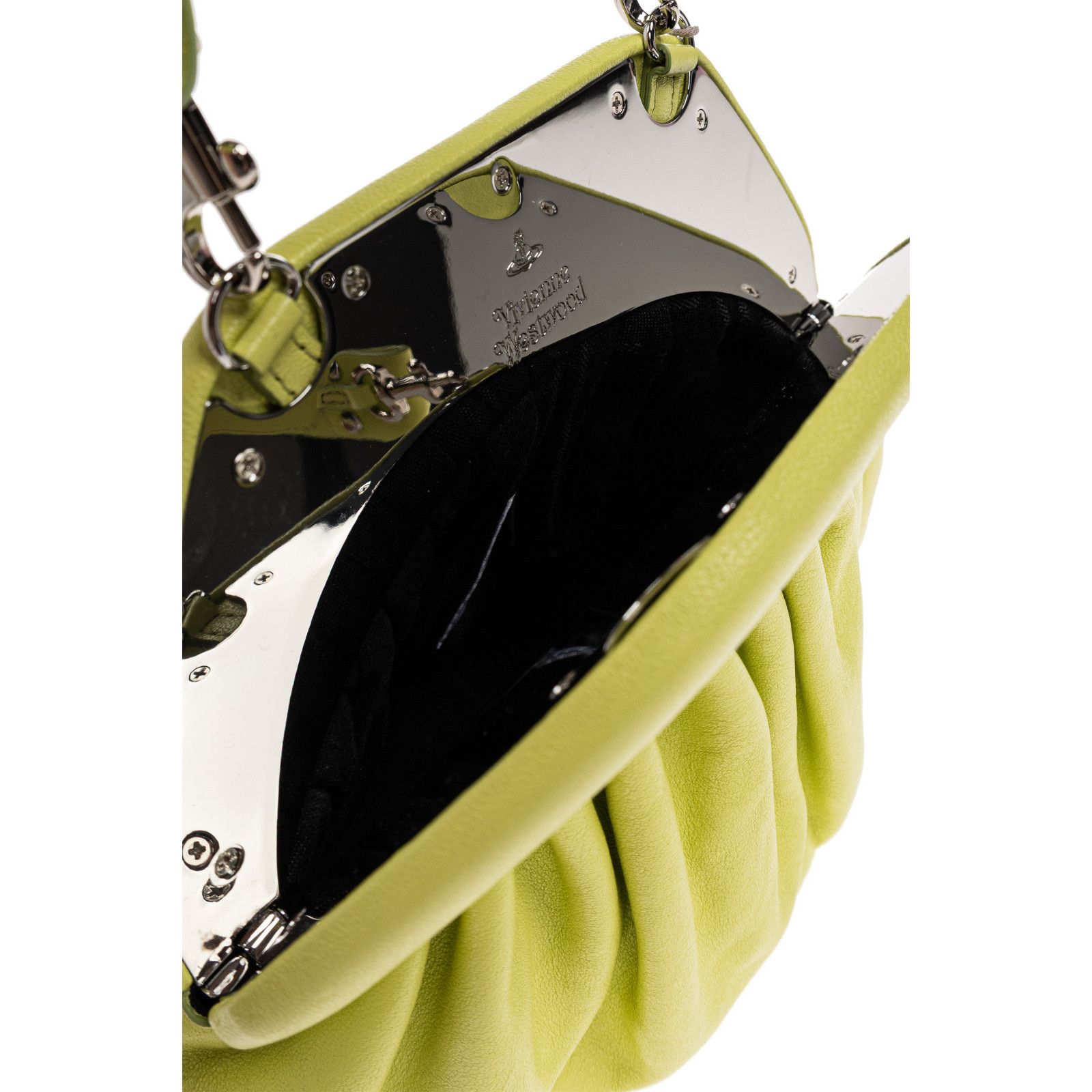 Vivienne Westwood VIVIENNE WESTWOOD Brooke Green Top Handle Bag New & Authenti Size ONE SIZE - 4 Thumbnail