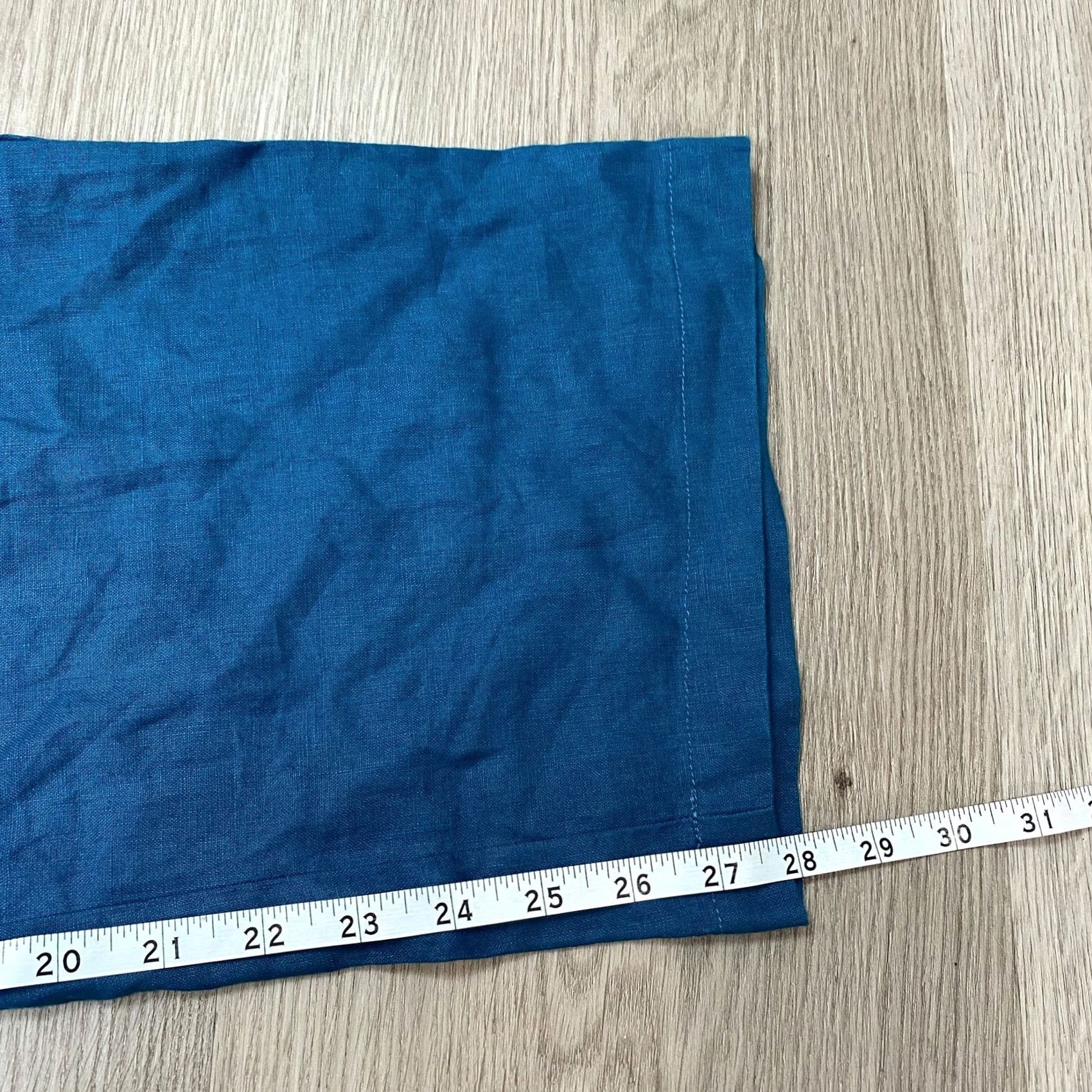 Vintage House of Harlow 1960 100% Linen Pants Women's M Boho Blue Size 32" / US 10 / IT 46 - 6 Thumbnail