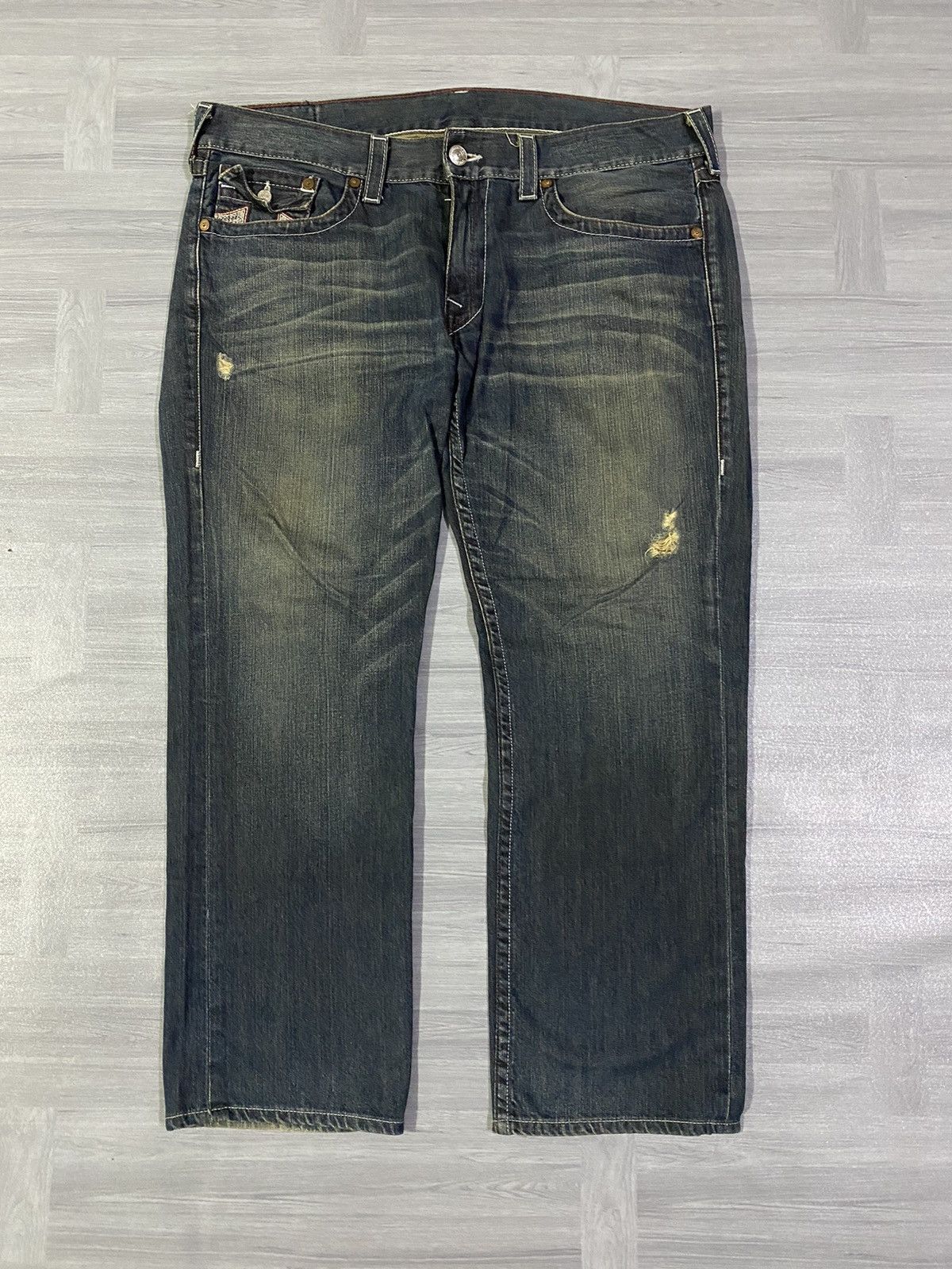 True Religion True Religion straight-leg denim jeans Made in USA Size US 42 / EU 58 - 8 Thumbnail