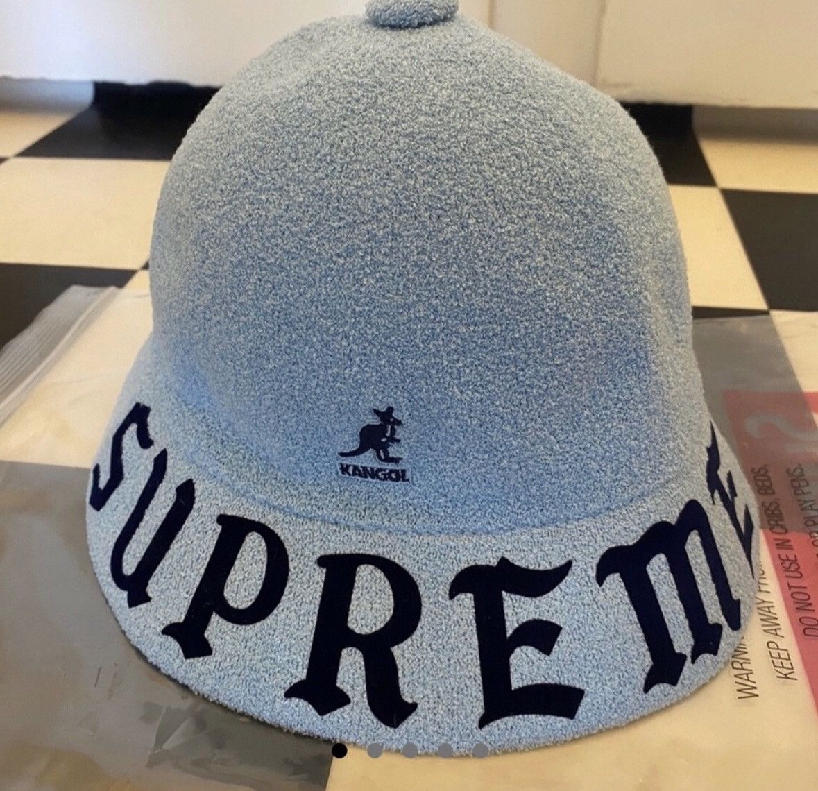 Kangol × Supreme 🆕 SuPReMe®/KaNGo® BeRMuDa 🇧🇲 CaSuaL HaT🎩 Size ONE SIZE - 2 Thumbnail