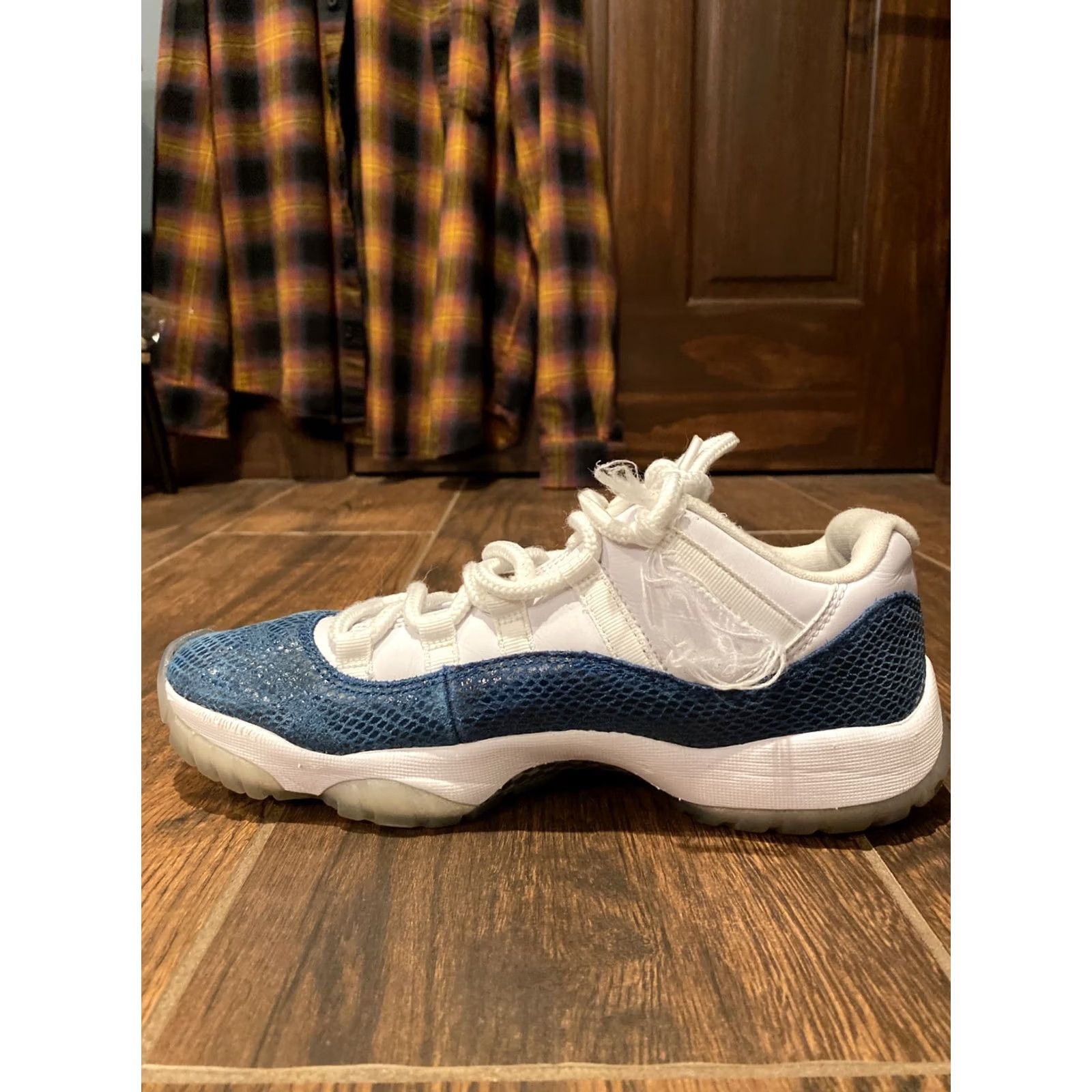 Nike Nike Air Jordan 11 Retro Low Snake Navy (2019) CD6846-102 Size 8 Mens Shoes Sneaker Leather Navy Snake 2019 Size US 8 / EU 41 - 6 Thumbnail
