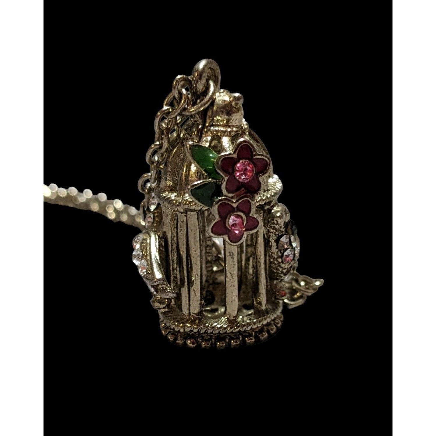 Other Cottagecore Gold Floral Birdcage Necklace Size ONE SIZE - 3 Thumbnail