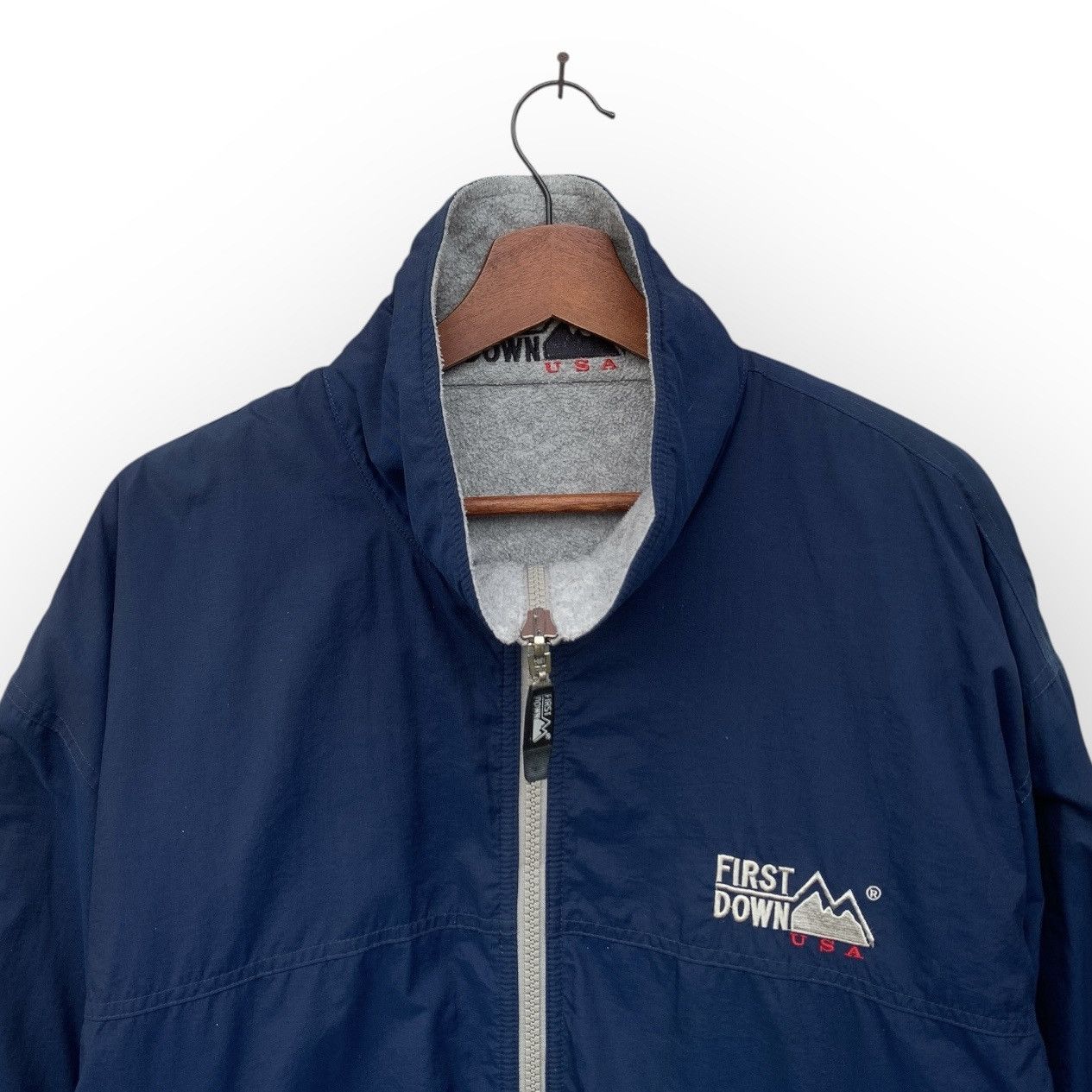 Other × Vintage Vintage First Down Usa Reversible Nylon Fleece Jacket Size US XL / EU 56 / 4 - 7 Thumbnail