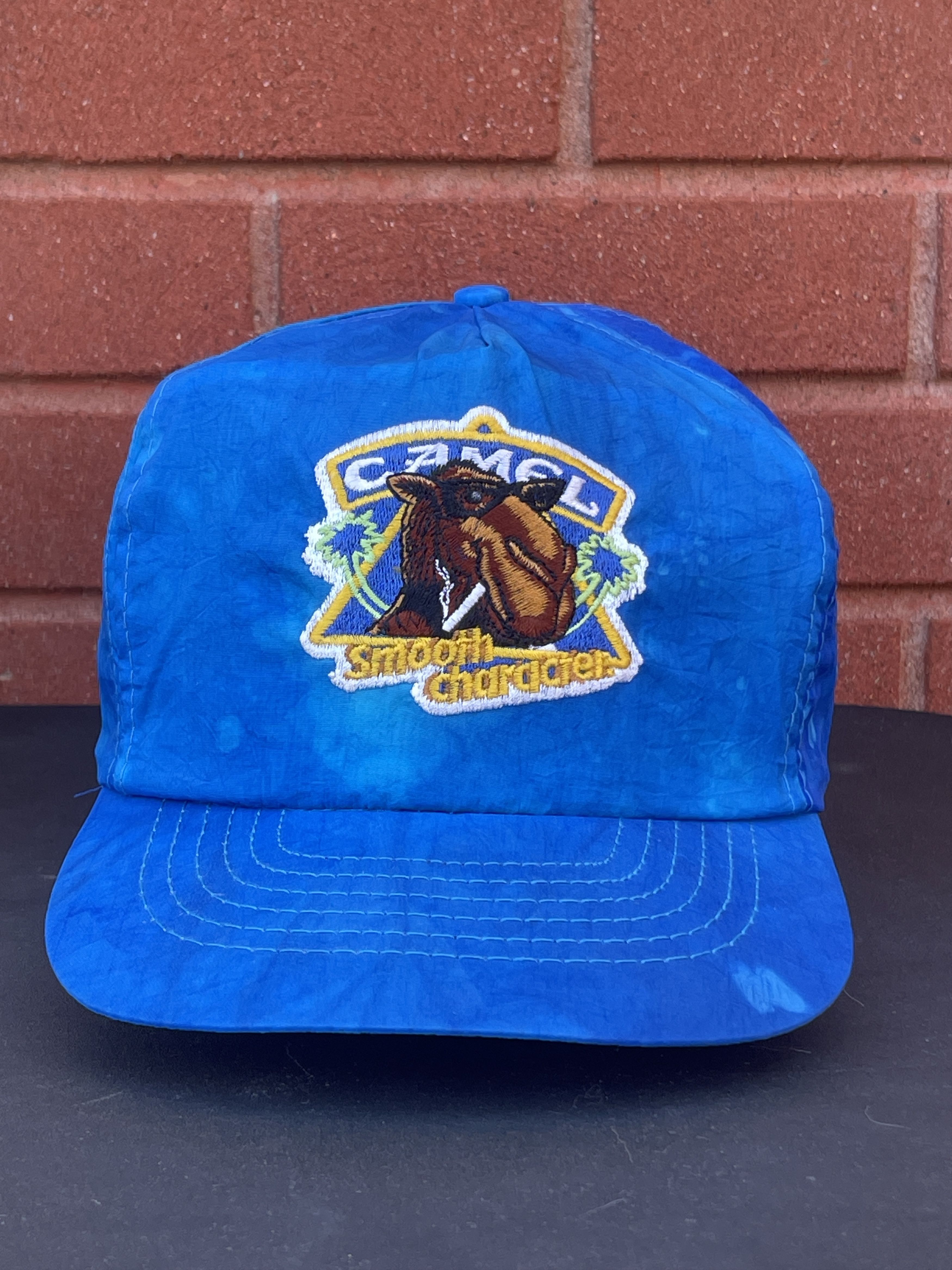 Camel Vintage Camel Joe Hat – Bright Blue Nylon 5-Panel Size ONE SIZE - 3 Thumbnail