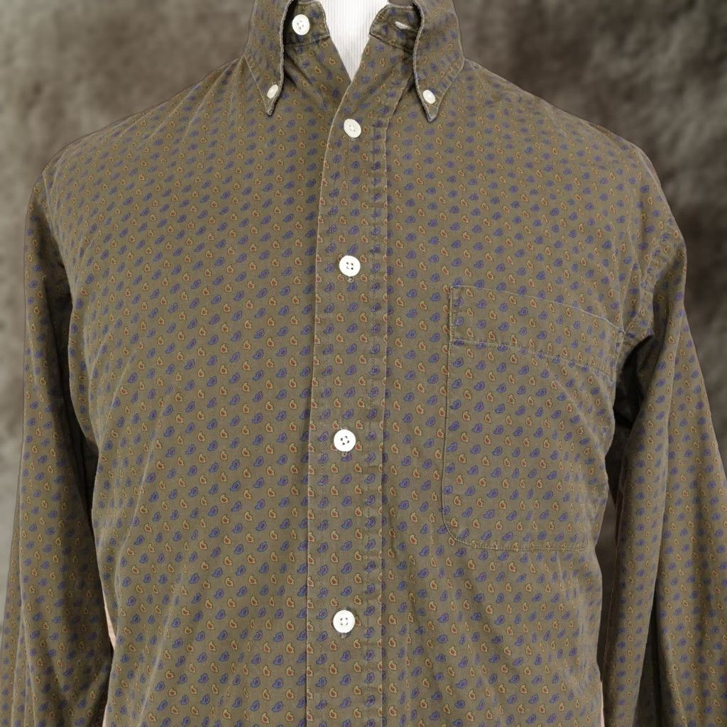 Nautica Vintage Nautica Shirt Mens Medium Green Paisley Button Up Classic Fit Cotton Size US M / EU 48-50 / 2 - 1 Thumbnail