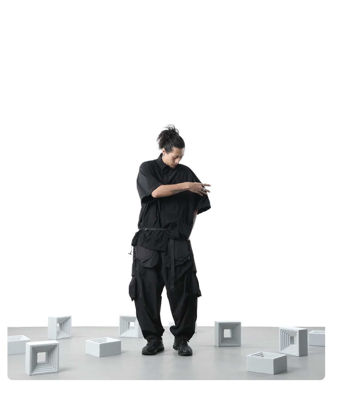 Other LIMITED EDITION OCTO GAMBOL SS22/03 HIDDEN ORB CARGO PANTS Size US 32 / EU 48 - 2 Thumbnail