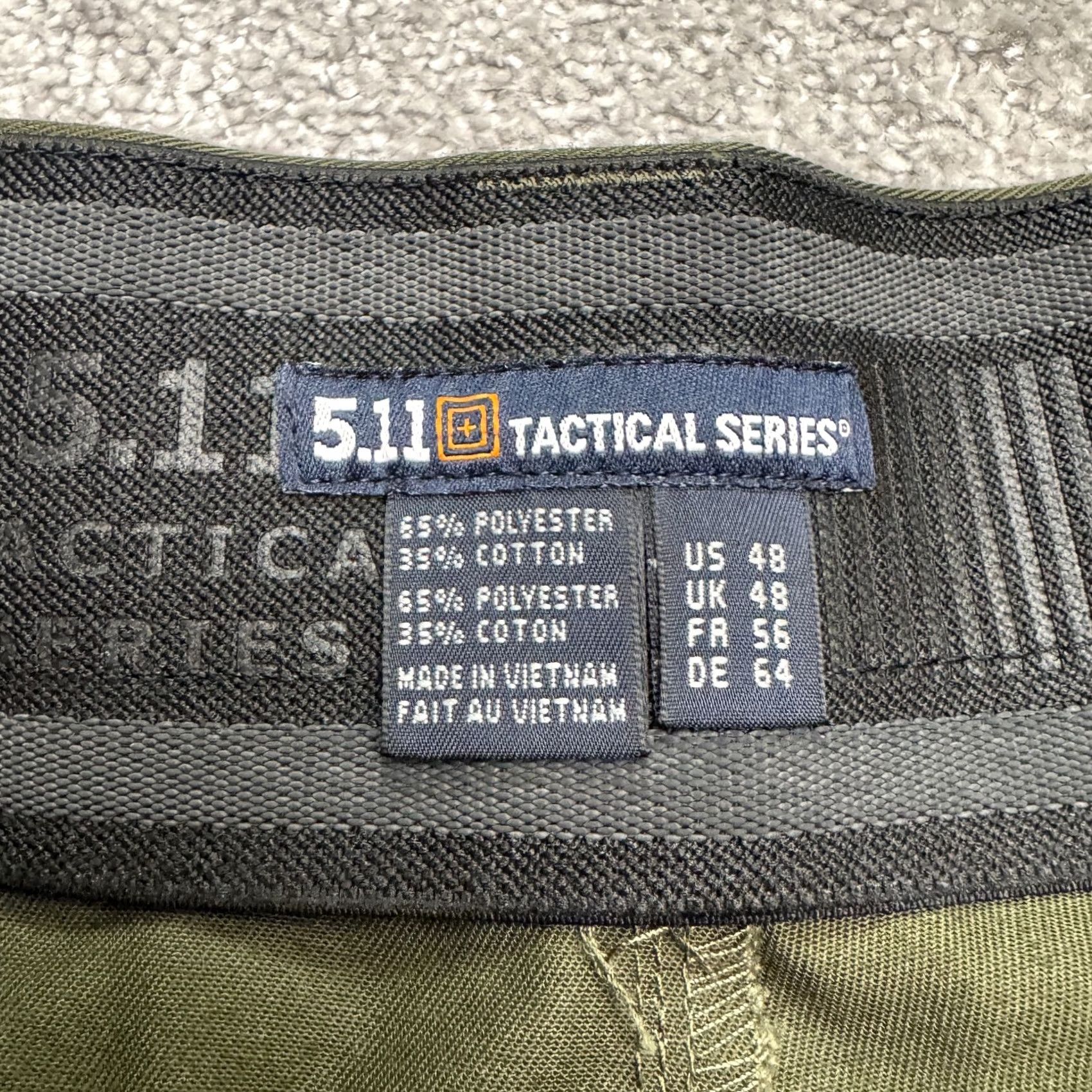 Vintage 5.11 Tactical Series Uniform Work Pants Mens 48x30 Green Straight Leg Classic Shirt Pants Mens Regular Green 5.11 Tactical Series Mens Size US 32 / EU 48 - 7 Thumbnail