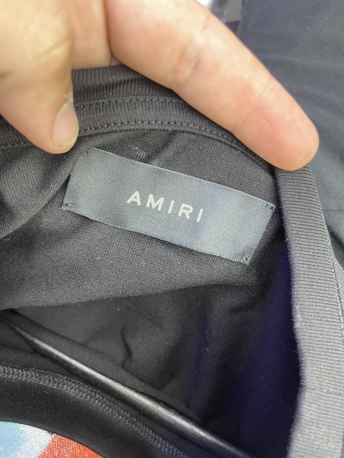 Amiri Amiri “Army logo” tee (black) Size US XXL / EU 58 / 5 - 3 Thumbnail