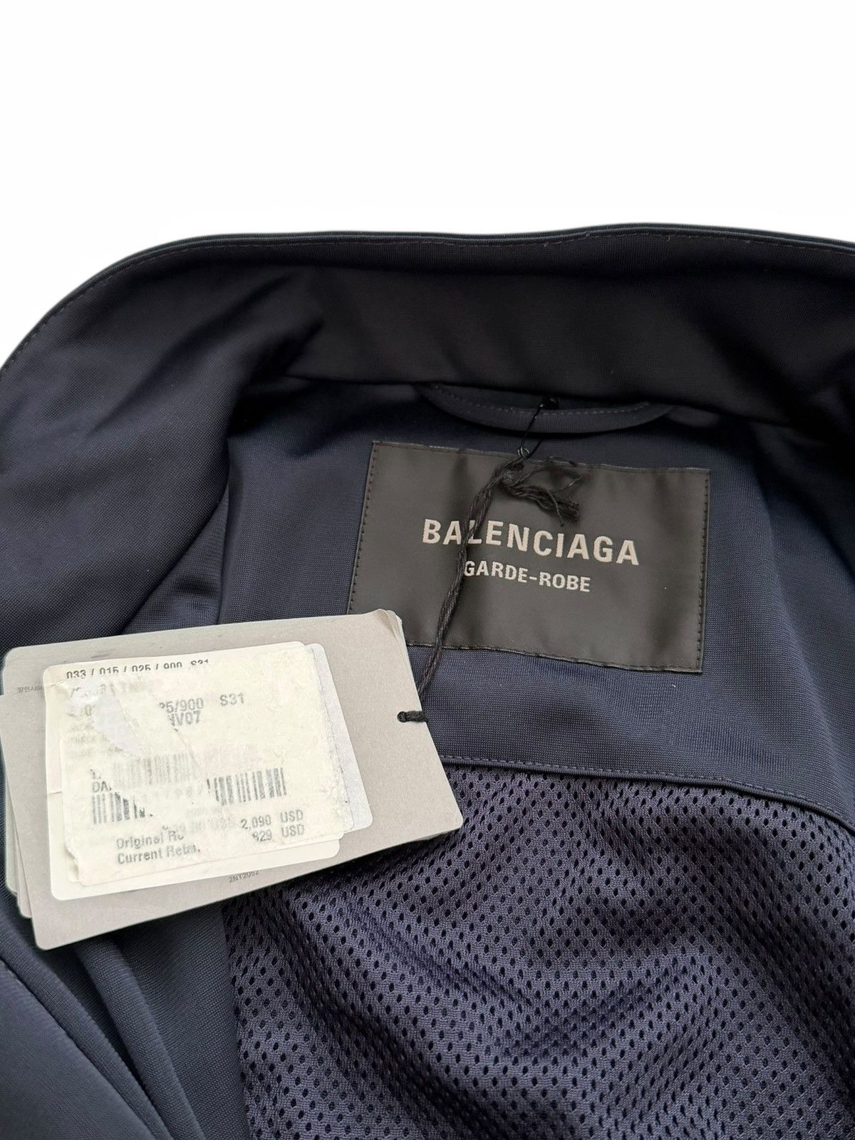 Balenciaga Sz46 Liquid Navy Minimal Tracksuit Size US S / EU 44-46 / 1 - 12 Thumbnail