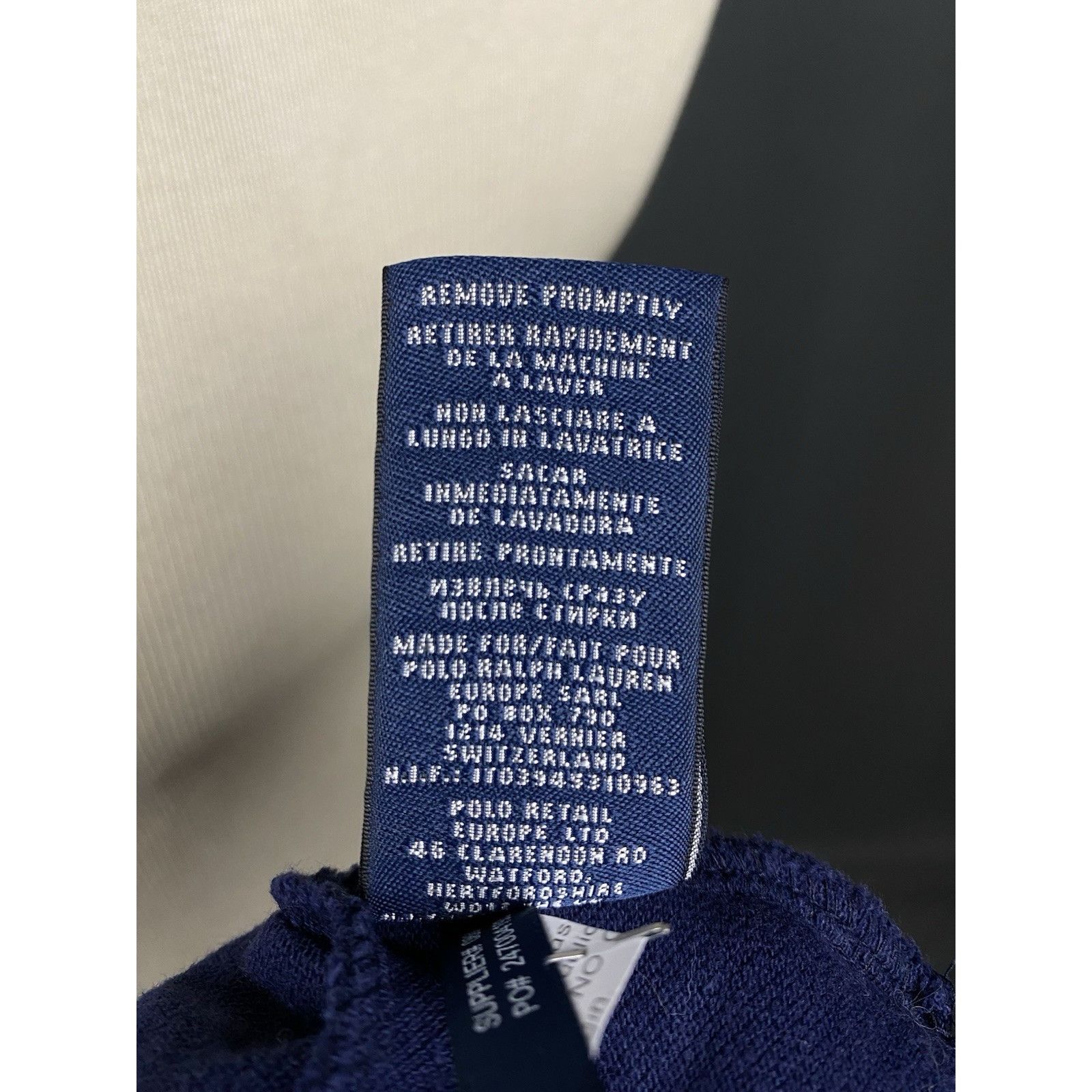 Polo Ralph Lauren Polo Ralph Lauren Big Logo Vintage Men's Blue Polo T-Shirt S Size US L / EU 52-54 / 3 - 12 Thumbnail