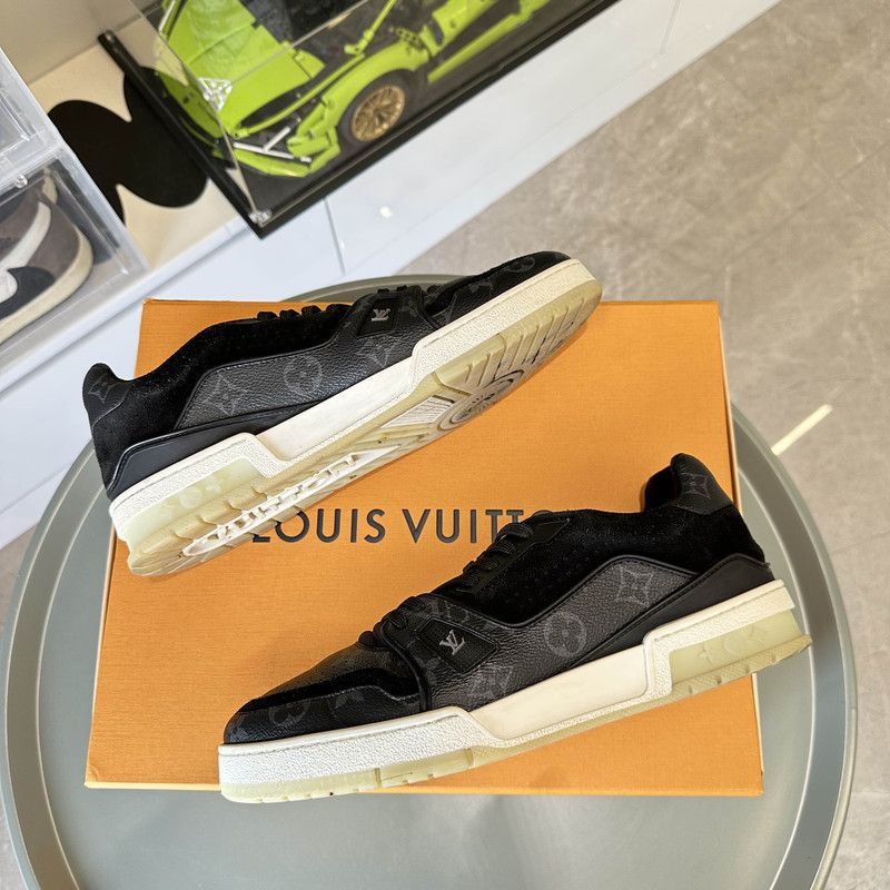 Louis Vuitton Louis Vuitton Stylish Low-Top Trainer Sneakers -2508 Size US 8.5 / EU 41-42 - 6 Thumbnail