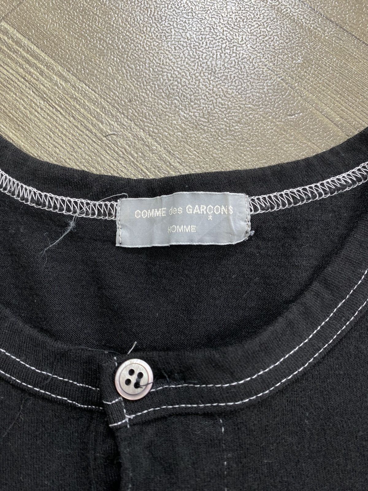 Comme des Garcons Homme AD1998 Comme Des Garcons Homme Button Long Sleeve Tee CDG Size US M / EU 48-50 / 2 - 4 Thumbnail