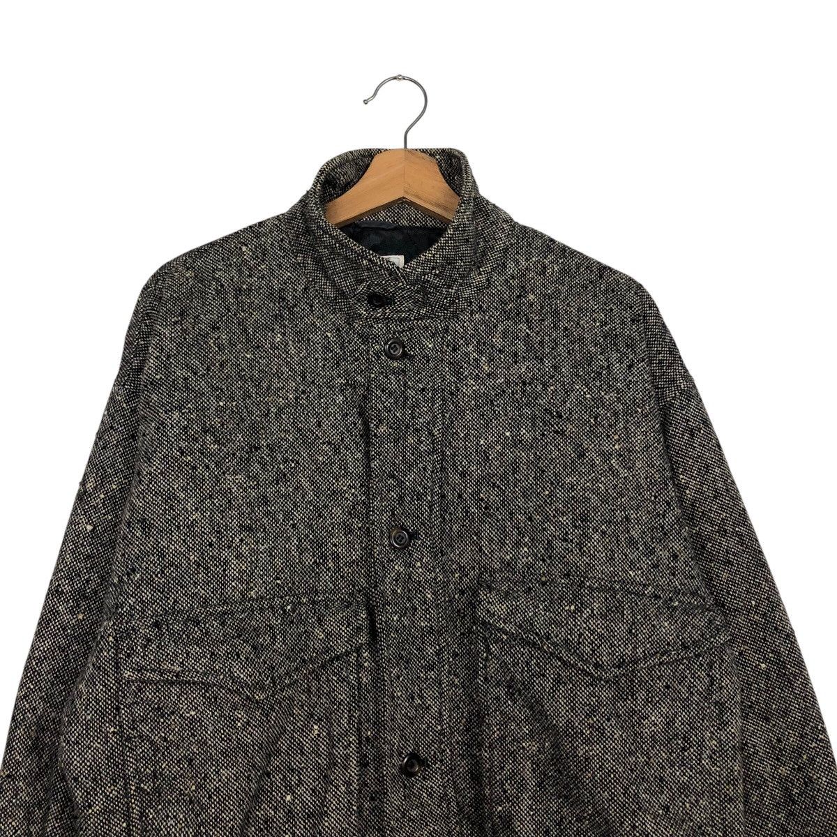 Japanese Brand 📌Vintage Wool Herringbone Bomber Jacket Issey Miyake Size US M / EU 48-50 / 2 - 4 Thumbnail