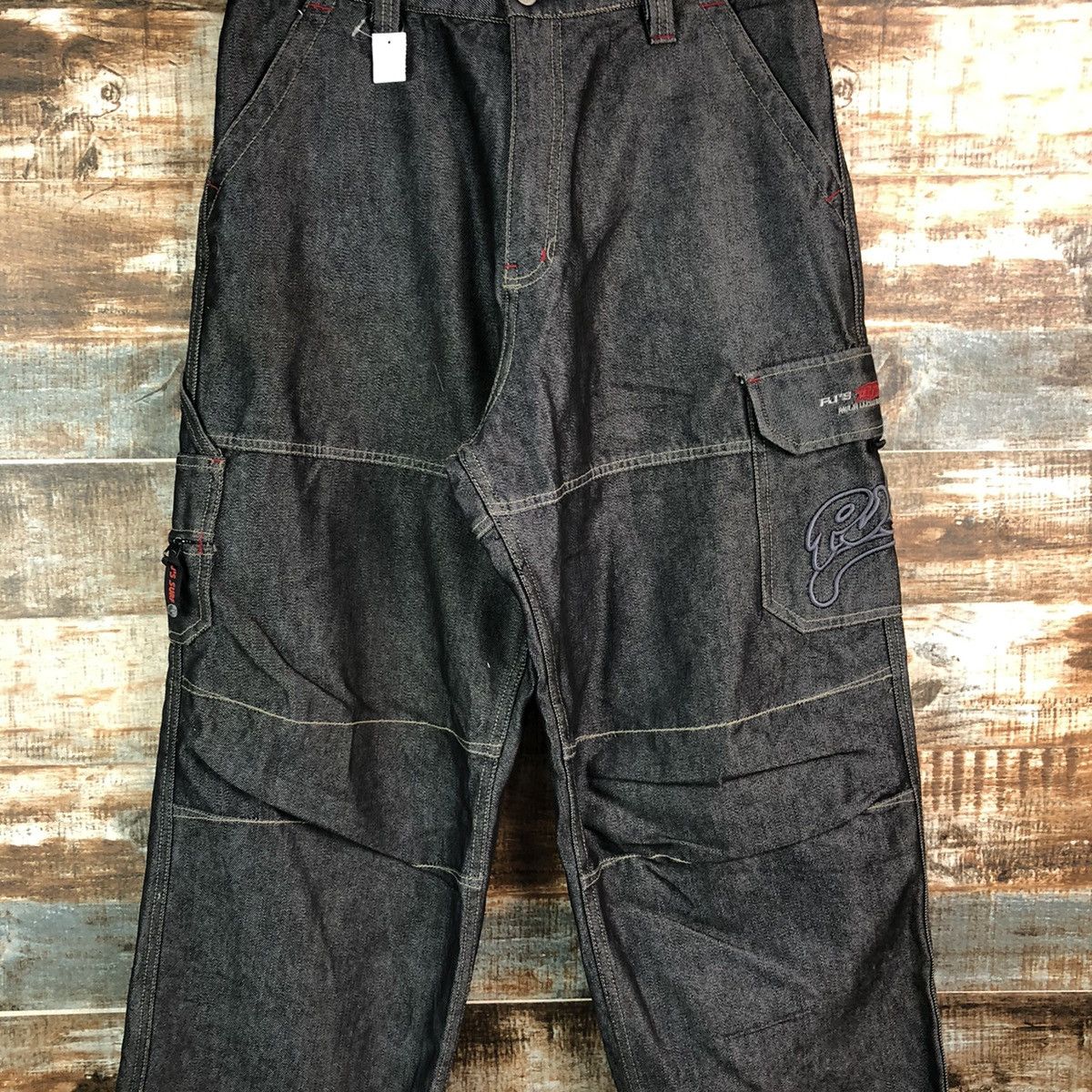 Chance The Rapper PJS Surf Black Cargo Multipocket utility Pants #A2523 Size US 34 / EU 50 - 5 Thumbnail