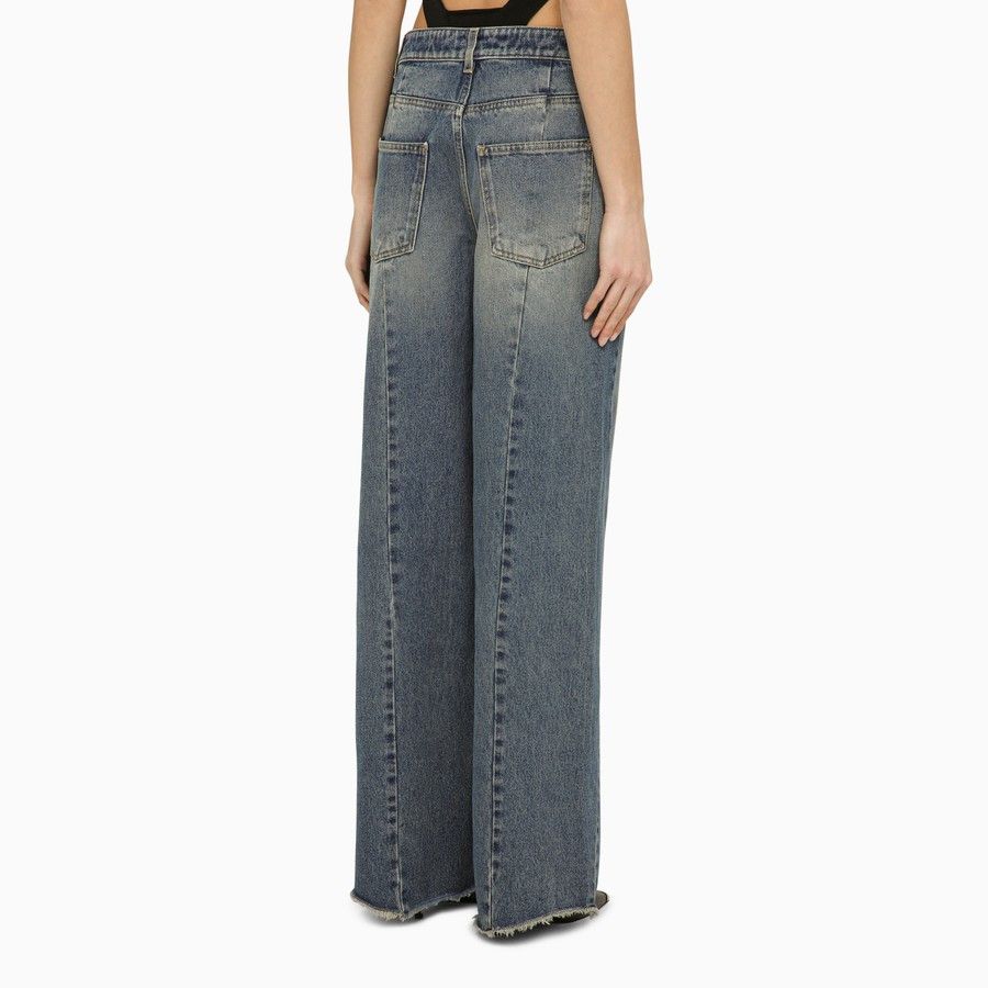Givenchy o1d2blof0824 Jeans in Washed Blue Size 27" / US 4 / IT 40 - 4 Thumbnail