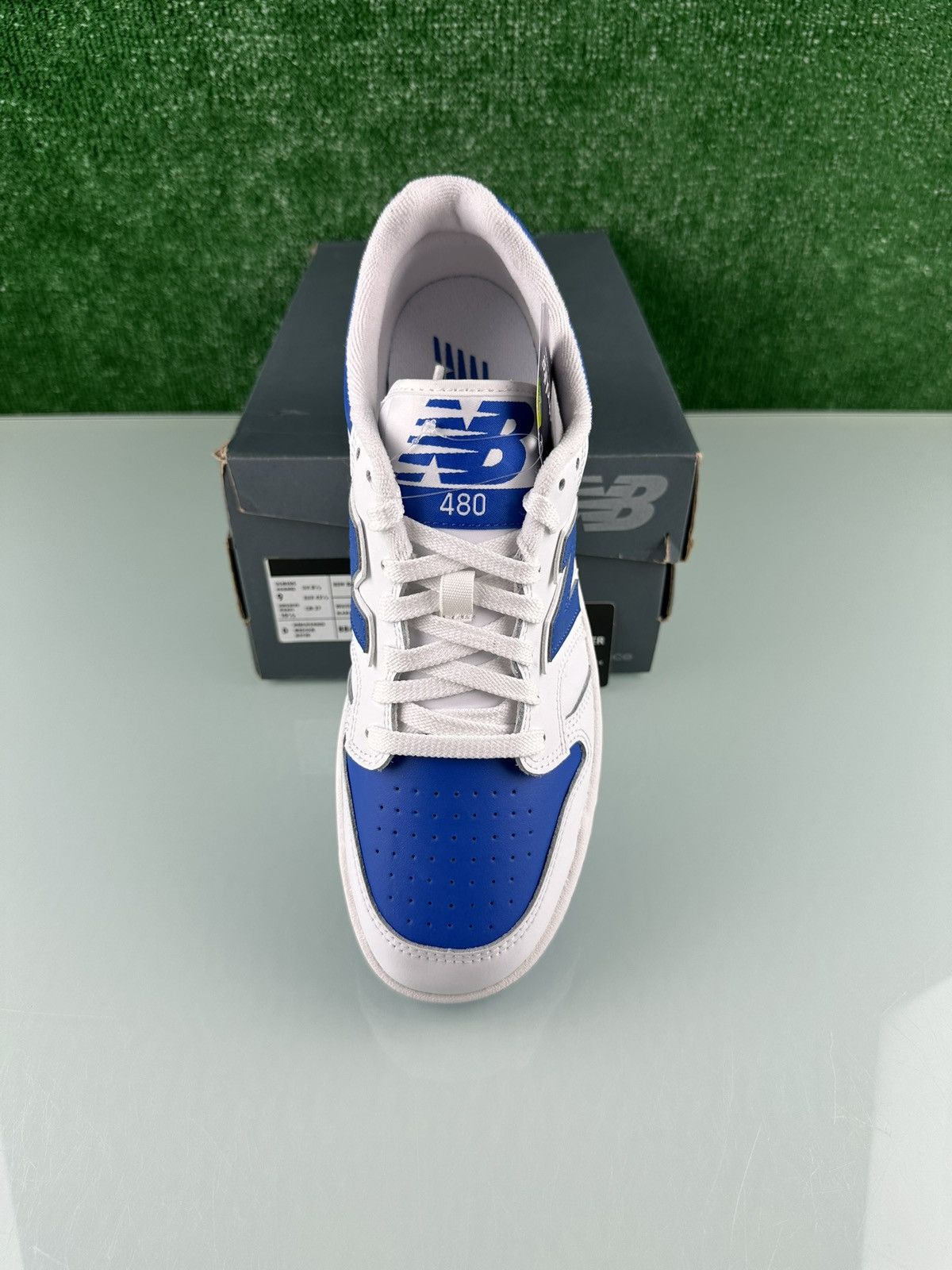 New Balance New Balance 480 White Cobalt Blue Size US 9 / EU 42 - 3 Thumbnail