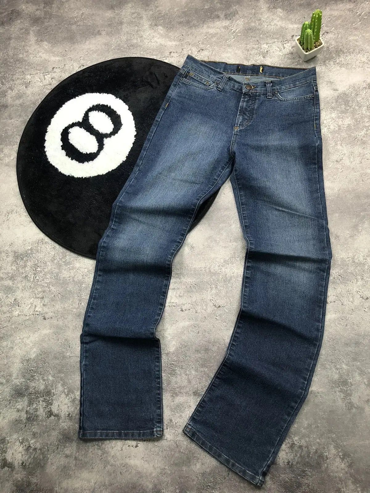 Just Cavalli JUST CAVALLI Vintage Luxury Avantgarde Blue Denim Jeans Hype Size 29" - 2 Thumbnail