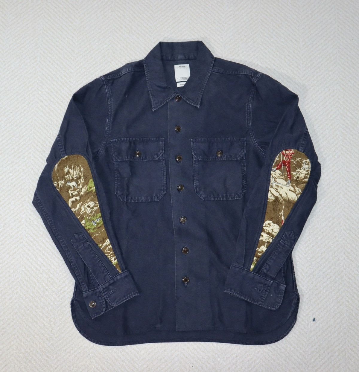 image of Visvim 16Aw Albacore Shirt in Navy, Men's (Size Small)