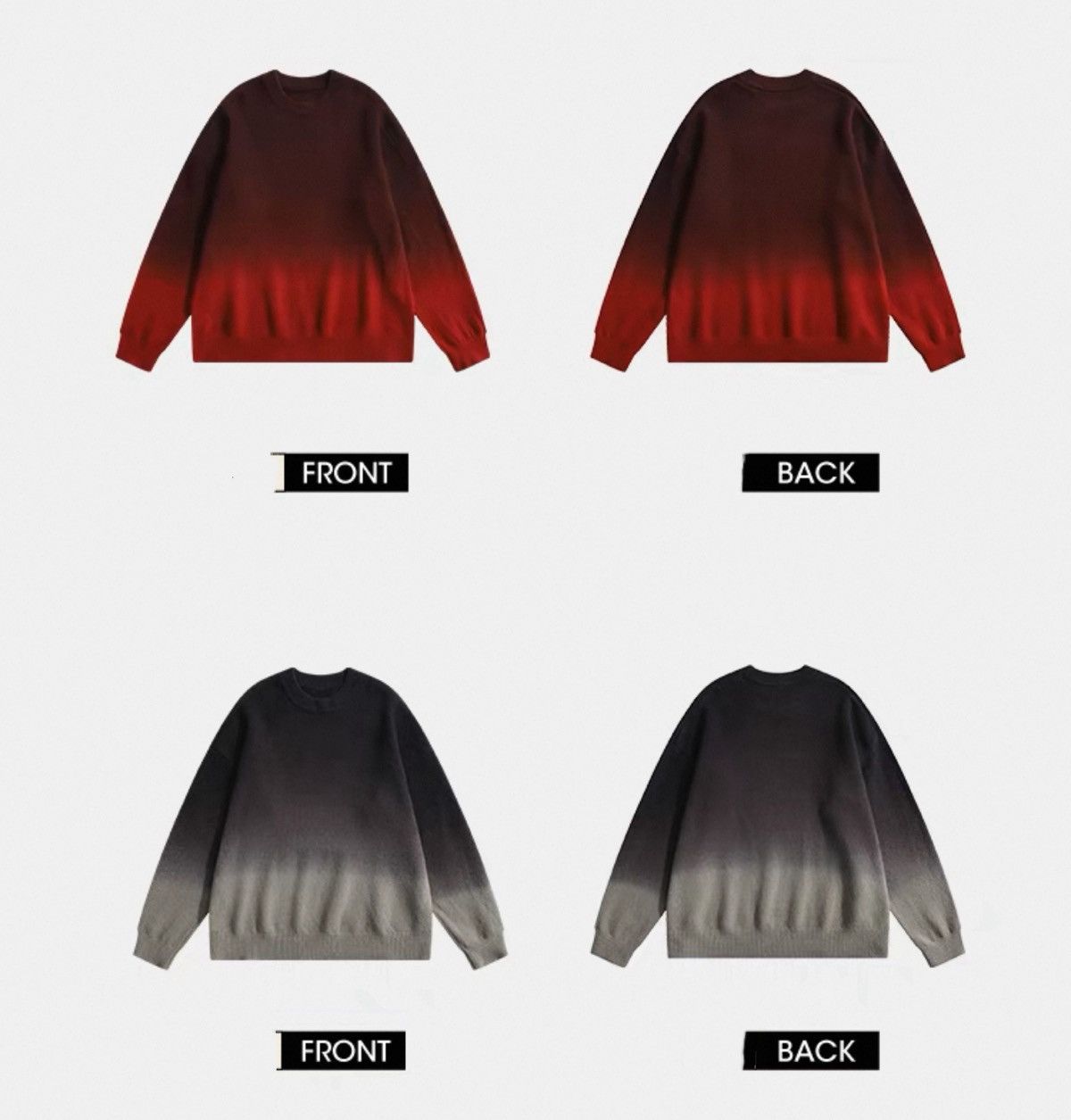 Other Fade-effect Knitted Sweater Size US M / EU 48-50 / 2 - 16 Thumbnail