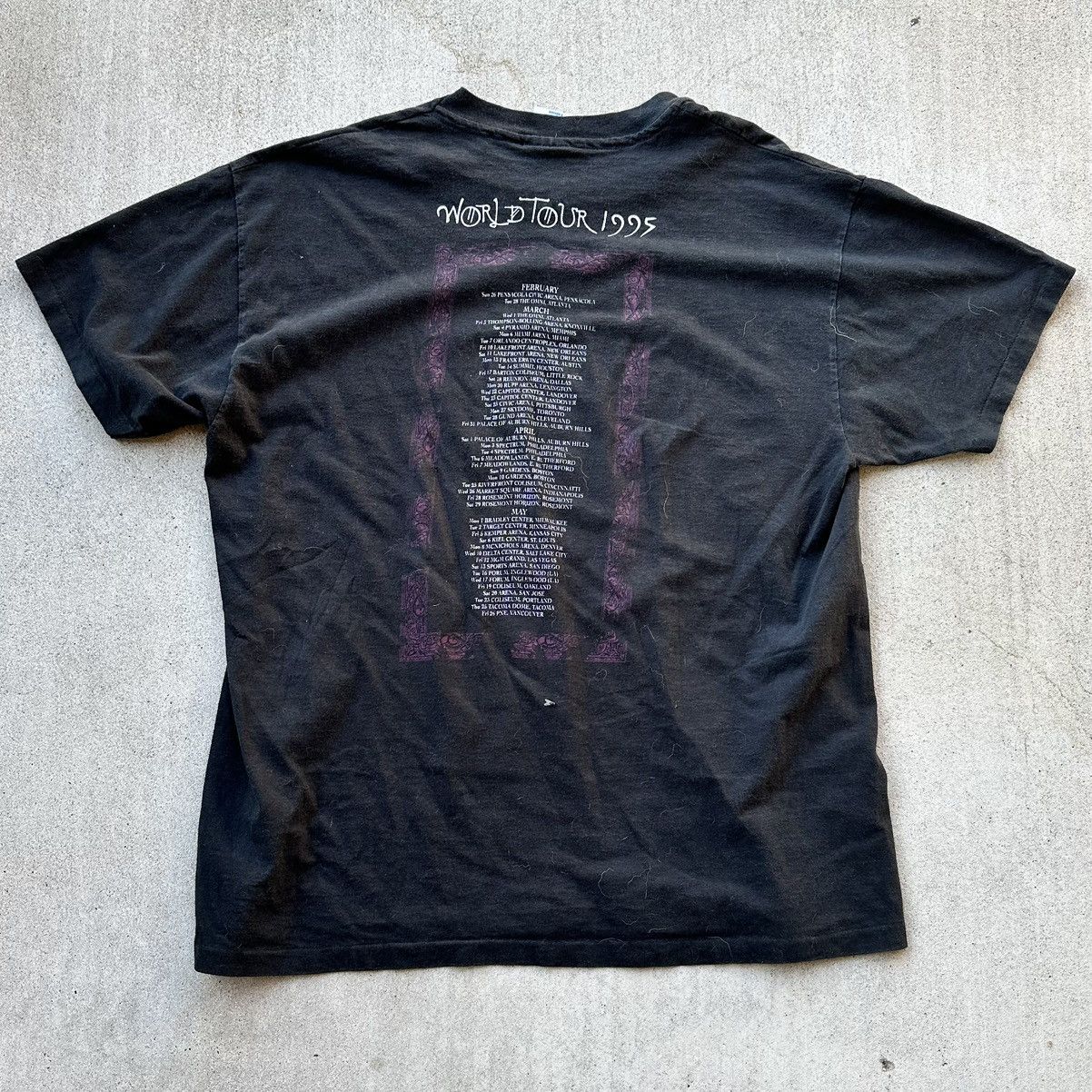 Hanes Vintage Led Zeppelin T Shirt 90s No Quater Paige Plant XL Size US XL / EU 56 / 4 - 2 Thumbnail