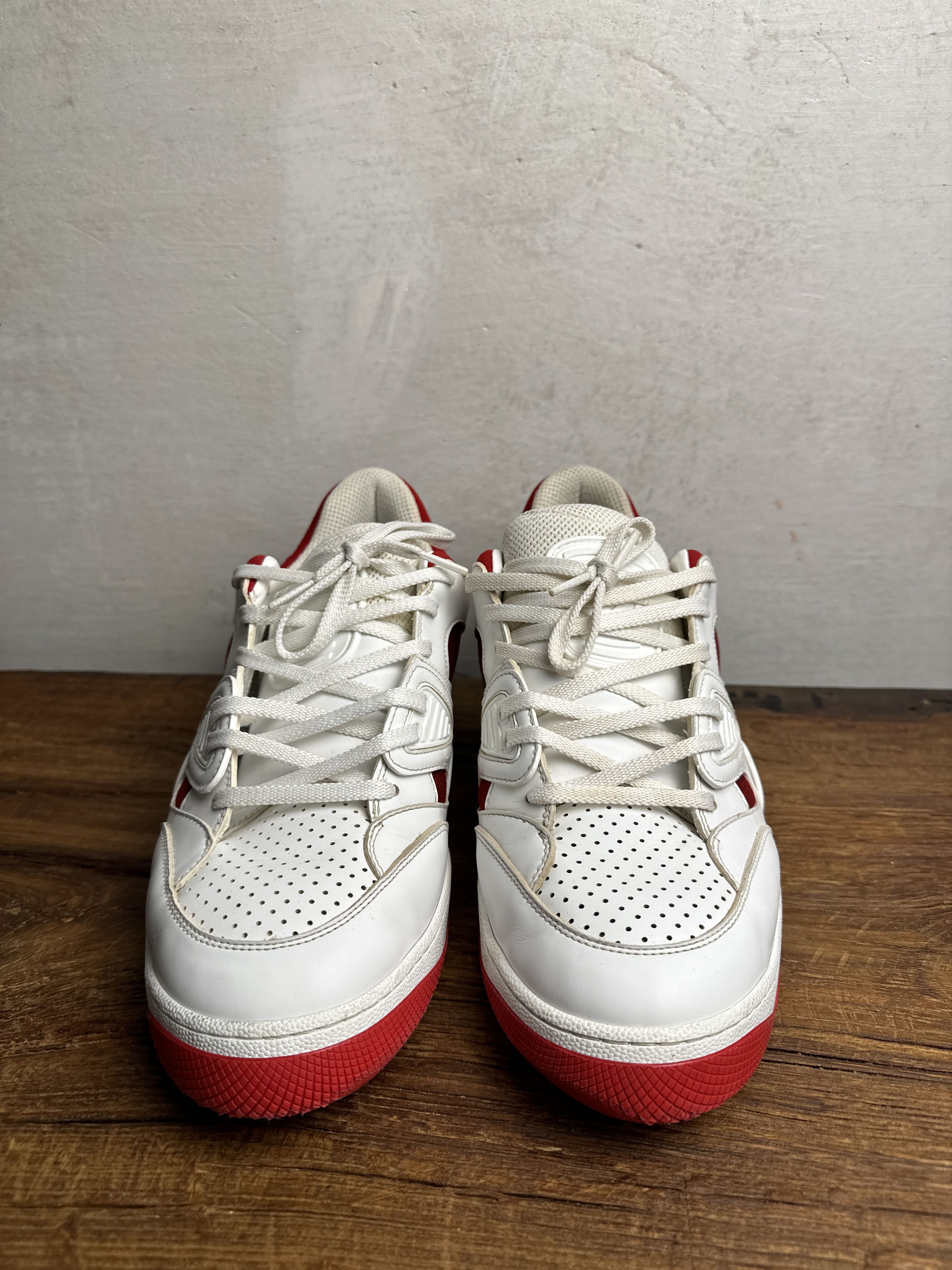 Gucci Gucci Basket Low White Demetra Red Sneakers Size US 10 / EU 43 - 8 Thumbnail