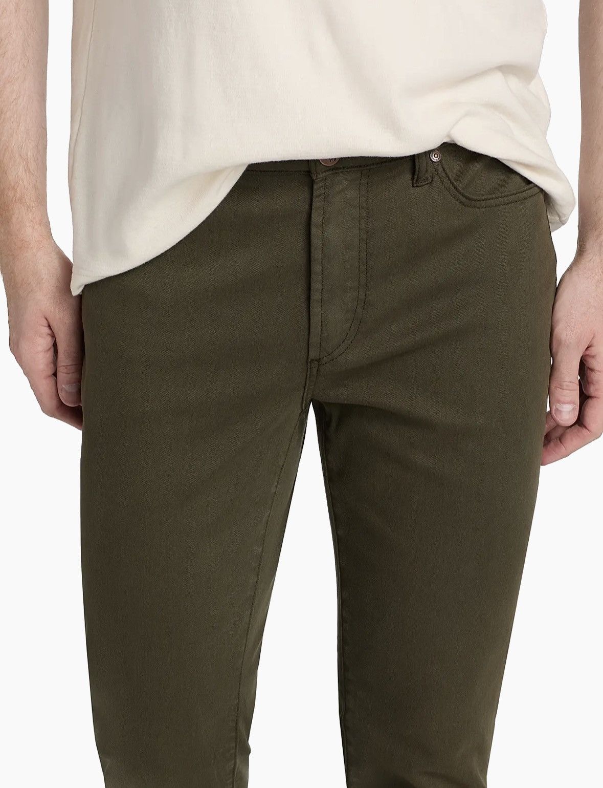 MONFRERE NEW Monfrère Brando Five-Pocket Jeans Juniper Green Size US 32 / EU 48 - 6 Thumbnail