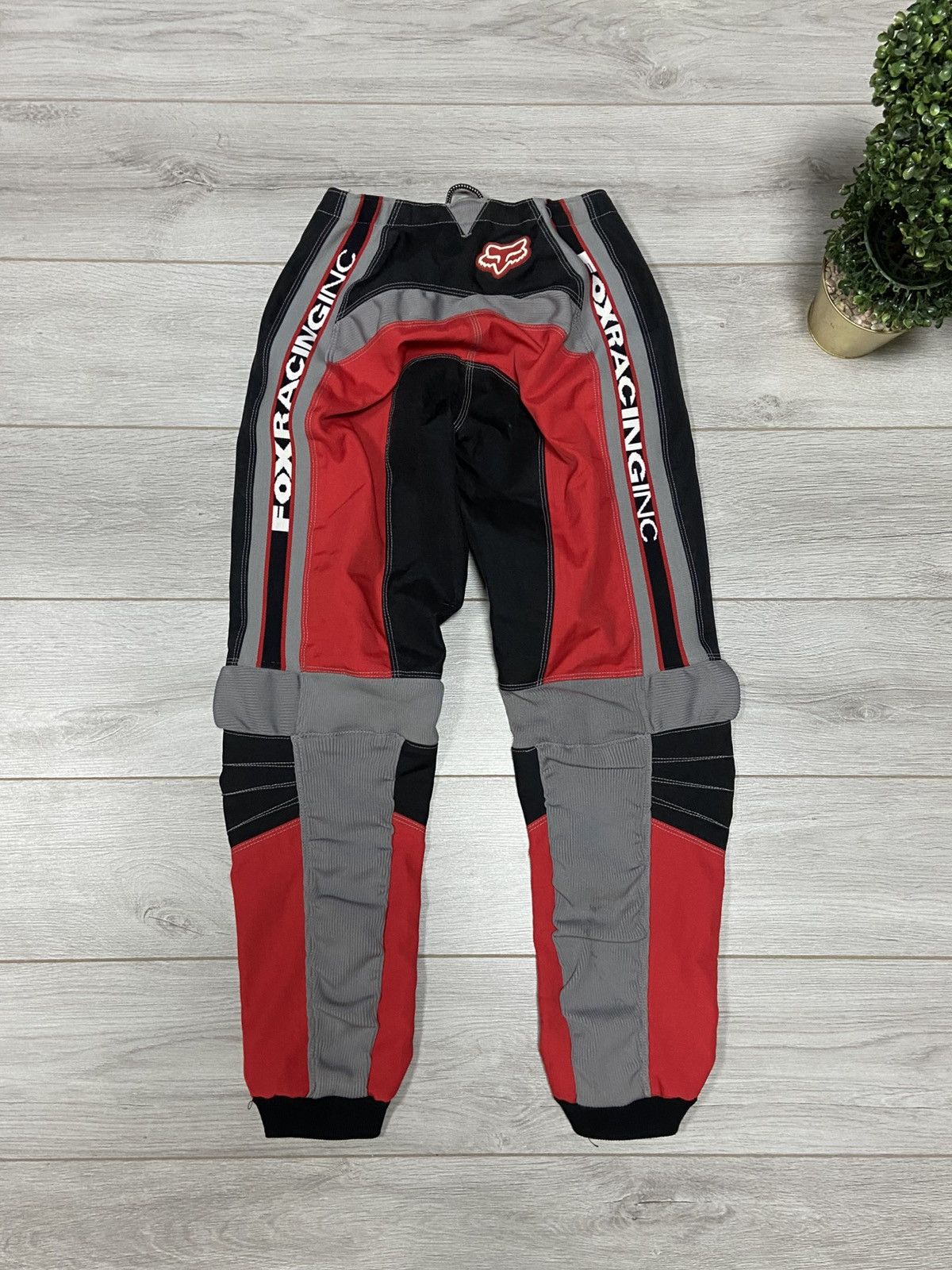 Vintage Fox racing moto big logo vintage pants Size US 30 / EU 46 - 10 Thumbnail