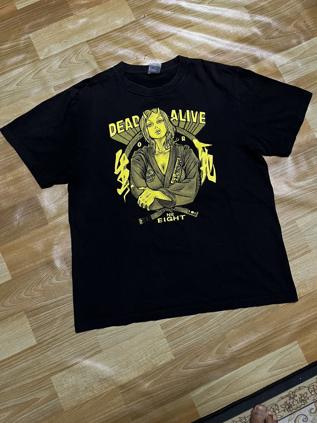 Japanese Brand × Vintage RARE Vintage Dead Or Alive Naked Girl Design Tee 🇯🇵 Size US L / EU 52-54 / 3 - 3 Thumbnail