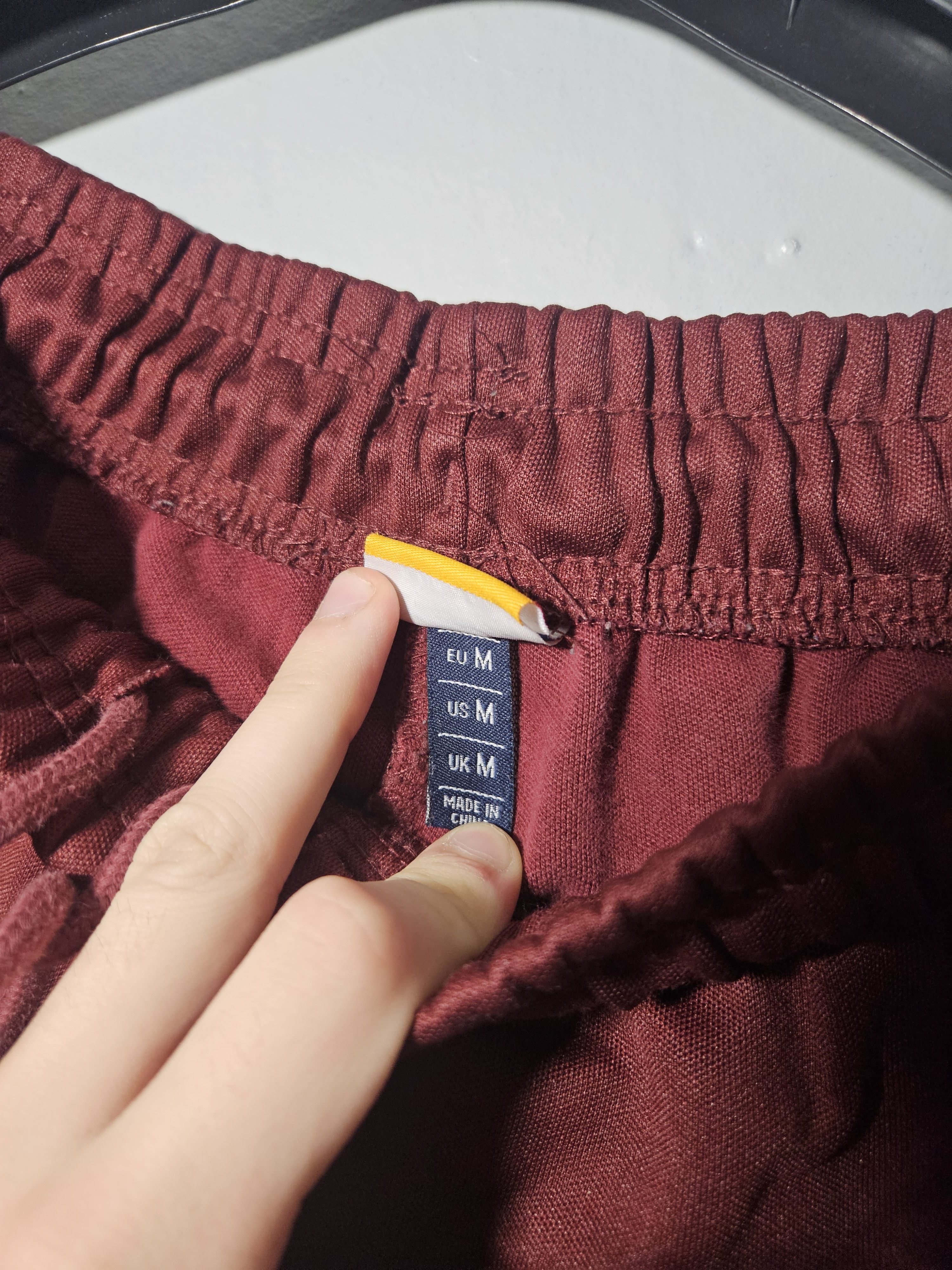 Ellesse Maroon Patched Sports Logo Joggers Size US 32 / EU 48 - 5 Thumbnail