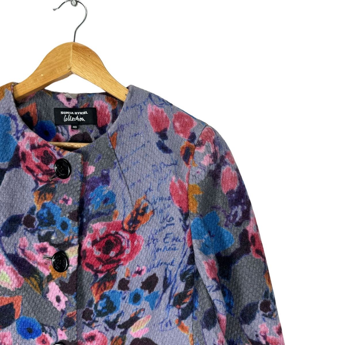 Sonia Rykiel ⚡️SONIA RYKIEL COLLECTION ALL FLOWERS JACKET Size M / US 6-8 / IT 42-44 - 4 Thumbnail