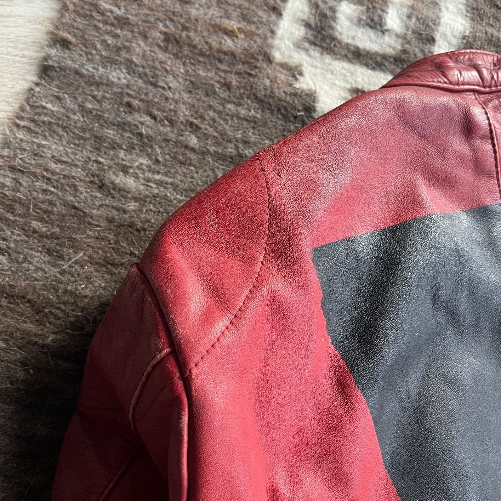 Genuine Leather Harro Vintage 70s Leather Motorcycle Jacket 9779AC Size US M / EU 48-50 / 2 - 14 Thumbnail
