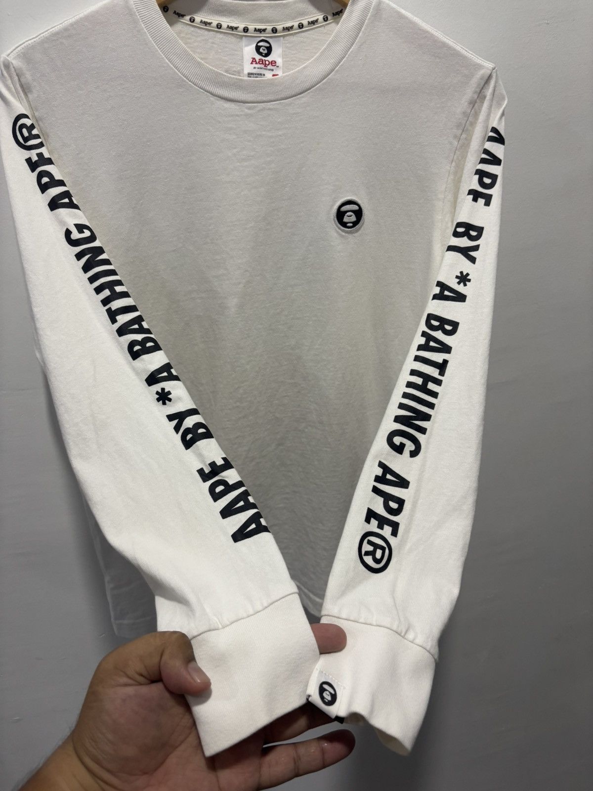 Aape × Bape Aape by A Bathing Ape Longsleeve Tshirt Size US S / EU 44-46 / 1 - 3 Thumbnail