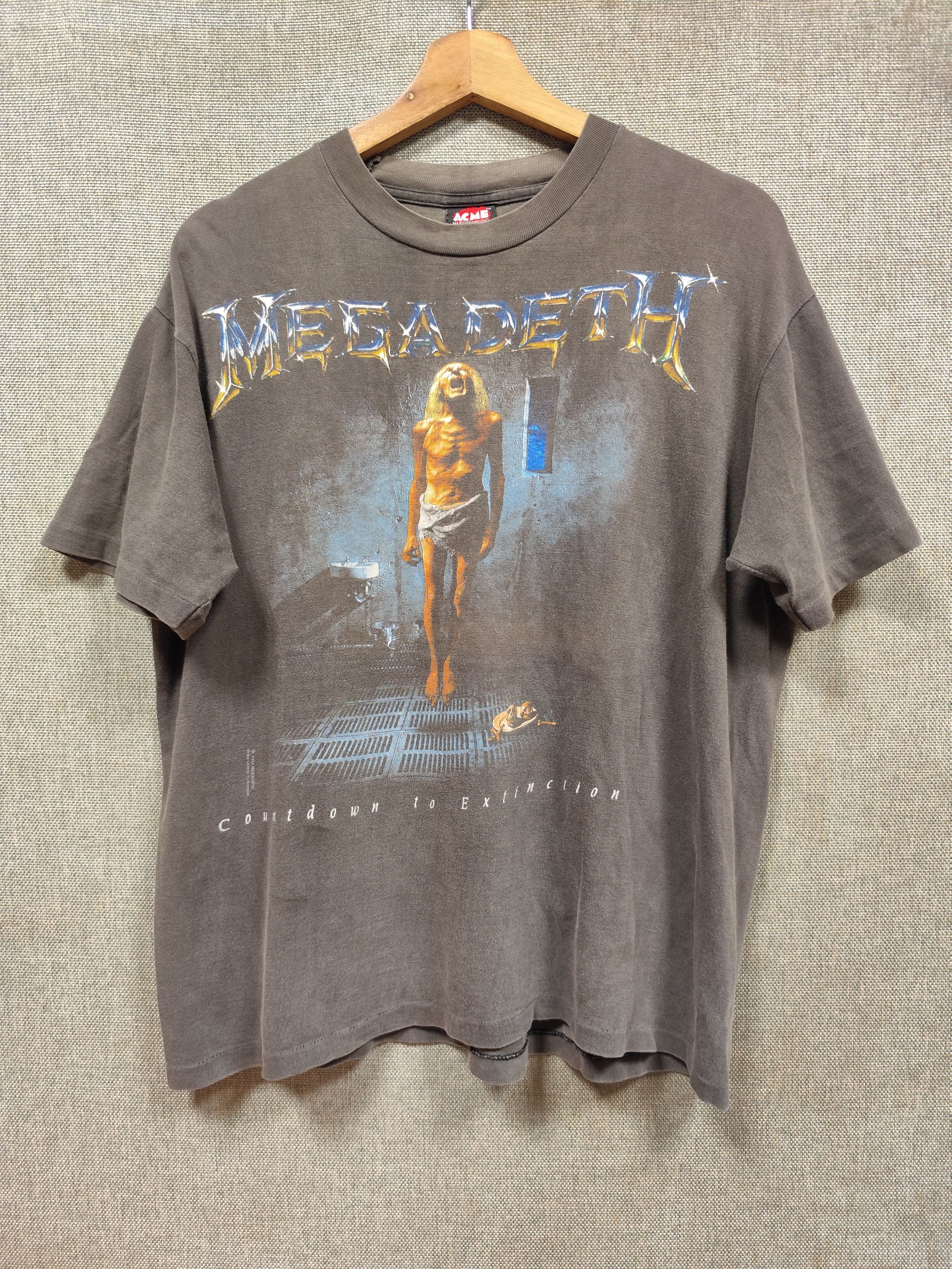 Band Tees × Megadeth × Vintage Vintage 1992 T Shirt Megadeth ‘Countdown To Extinction’ Size US M / EU 48-50 / 2 - 1 Thumbnail