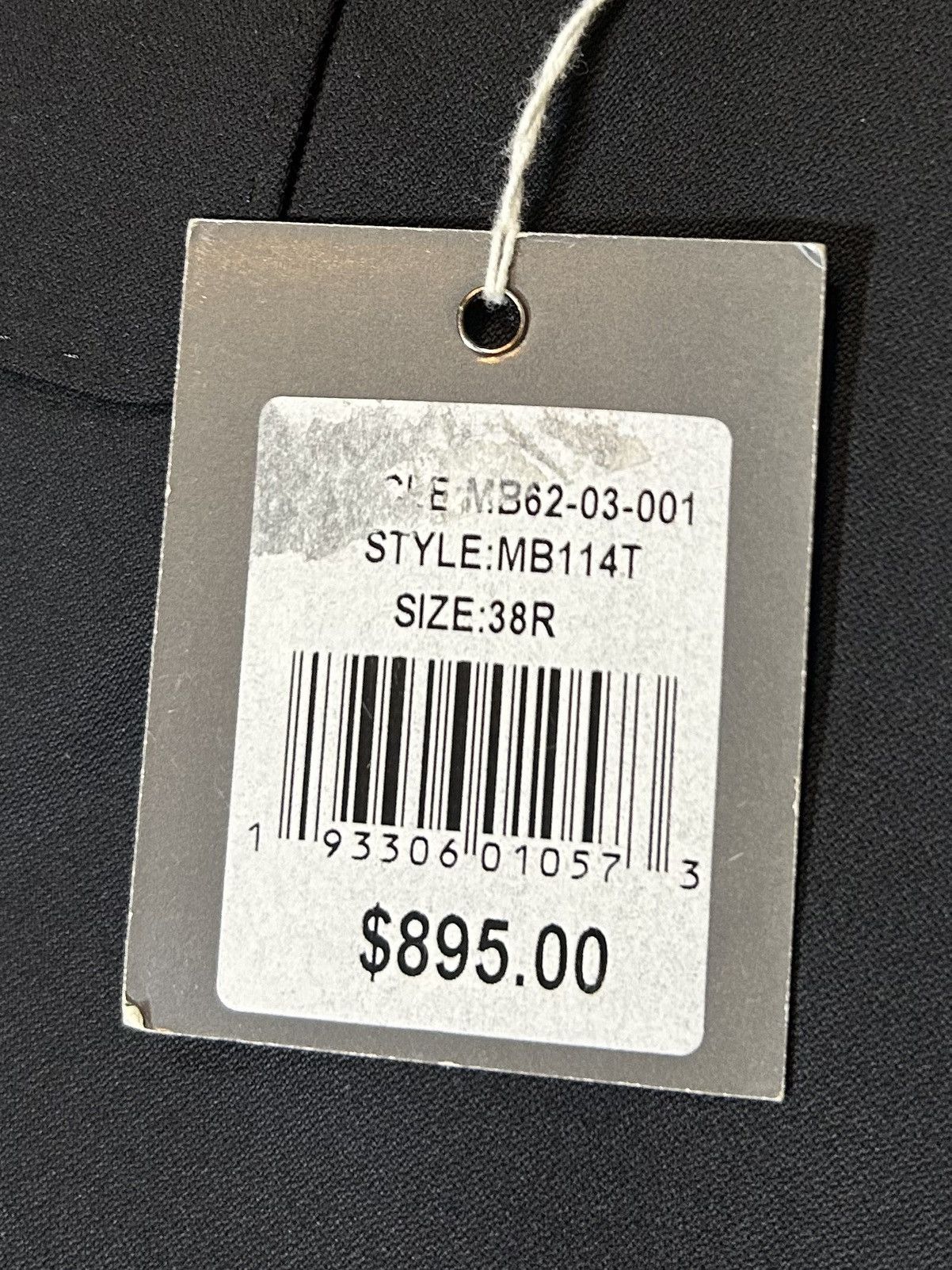 Michael Bastian Michael Bastian Black Wool Tuxedo Peak Lapel Dinner Jacket Size 38R - 9 Thumbnail