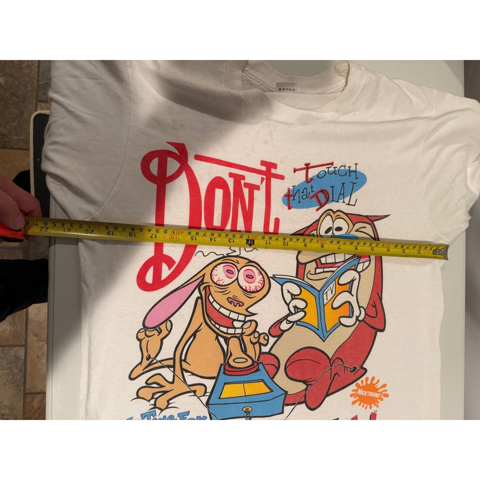 Nickelodeon Vintage Ren and Stimpy Nicktoons Promo Shirt Anime Size US L / EU 52-54 / 3 - 6 Thumbnail