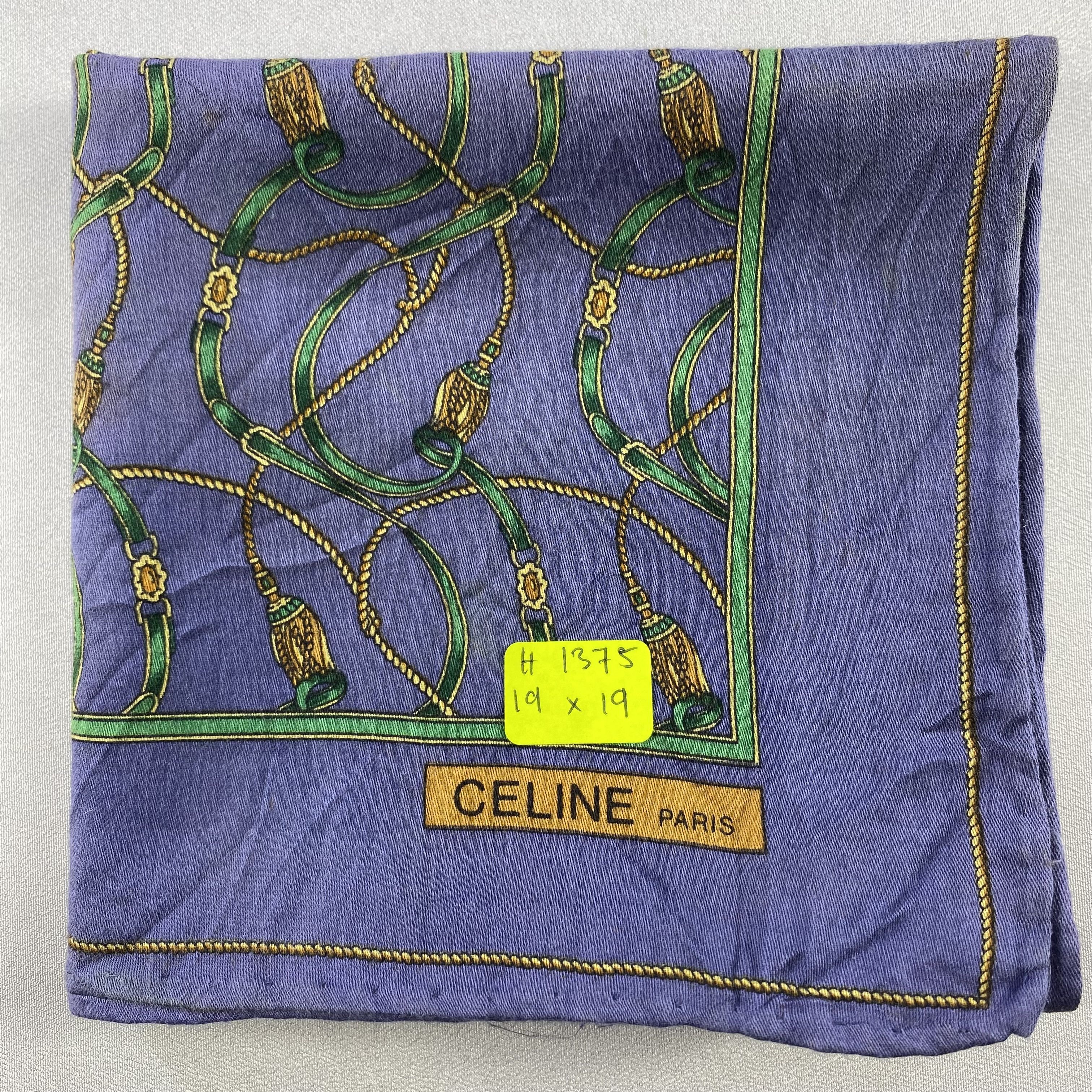 Celine × Vintage Celine Bandana/ Handkerchief / Neckerchief Size ONE SIZE - 6 Thumbnail
