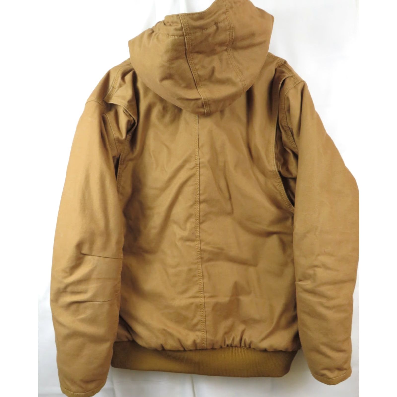 Vintage Rugged Wear Jacket Coat Brown Insulated Hooded Chore Mid-Length Zip Workwear Mens XL Canvas Weatherproof Size US XL / EU 56 / 4 - 6 Thumbnail