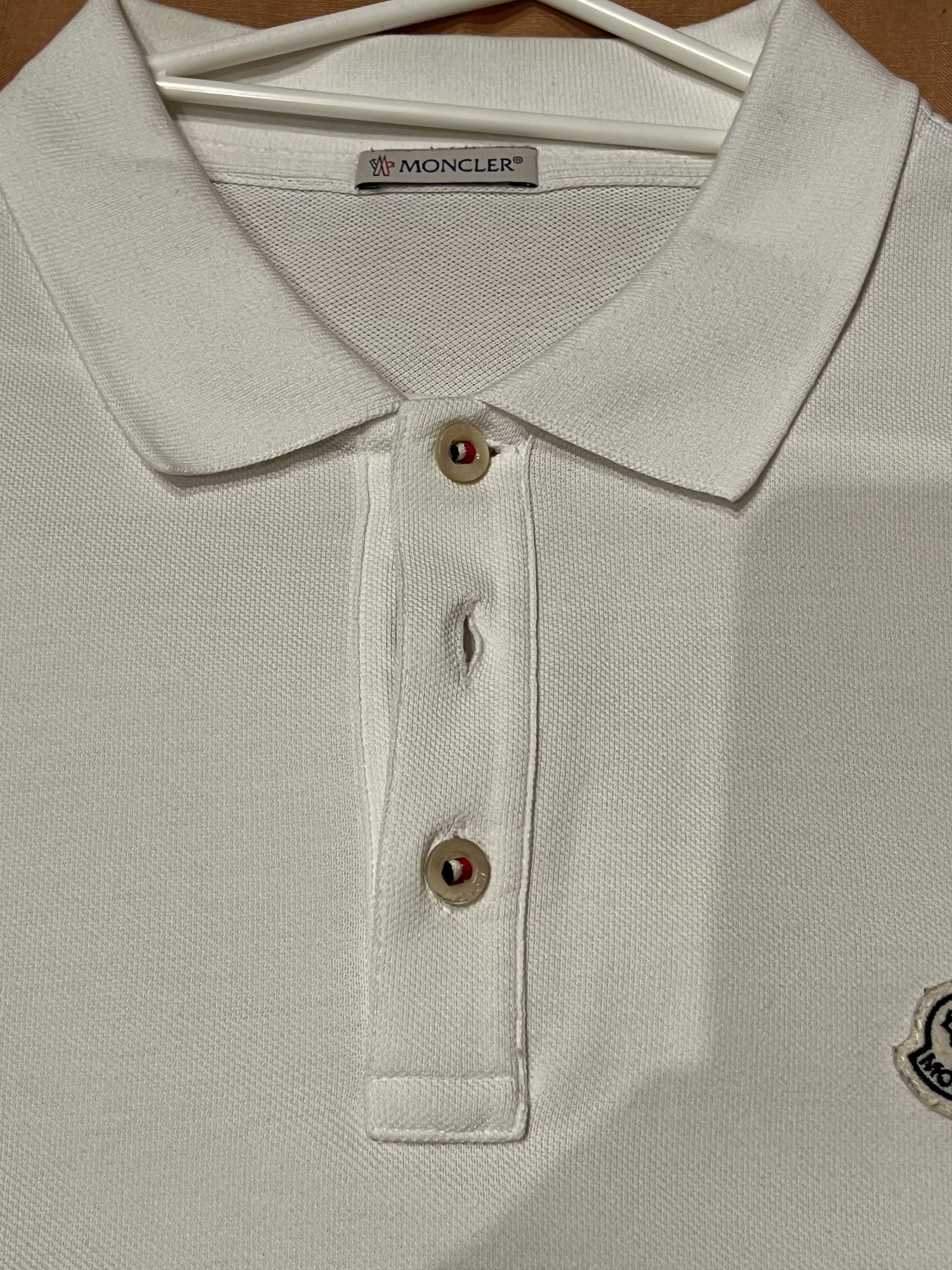 Moncler Moncler polo shirt Size US L / EU 52-54 / 3 - 3 Thumbnail
