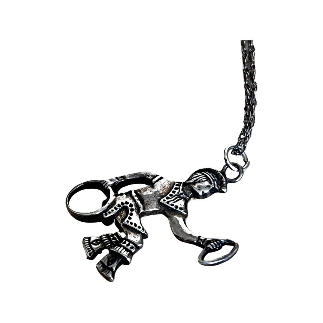 Vintage Vintage Sterling Silver Native American Hoop Dancer Pendant Size ONE SIZE - 5 Thumbnail