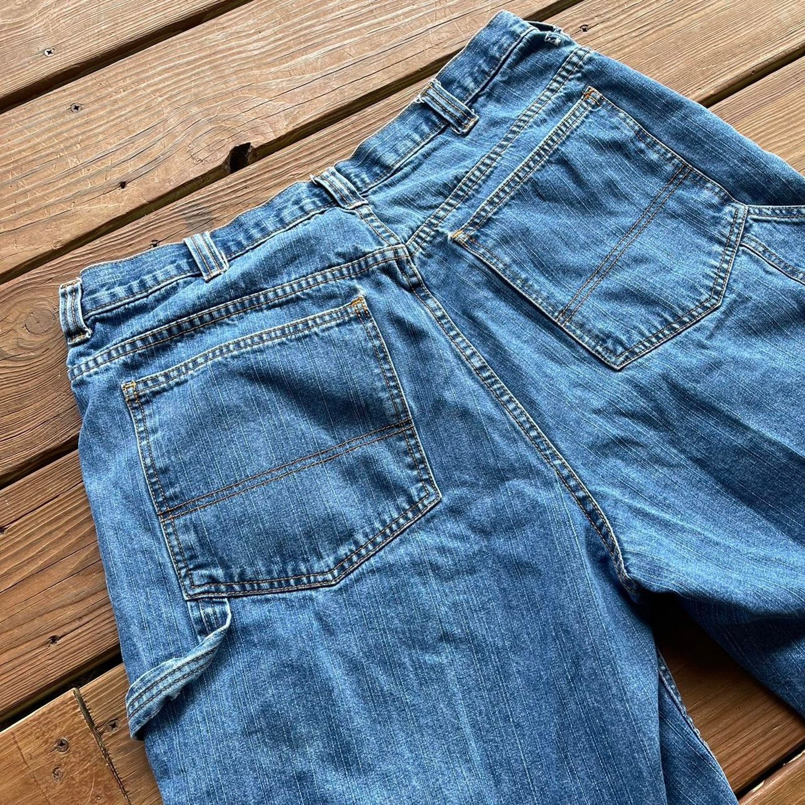 Chaps Vintage Baggy Chaps Denim Jorts Size US 36 / EU 52 - 3 Thumbnail
