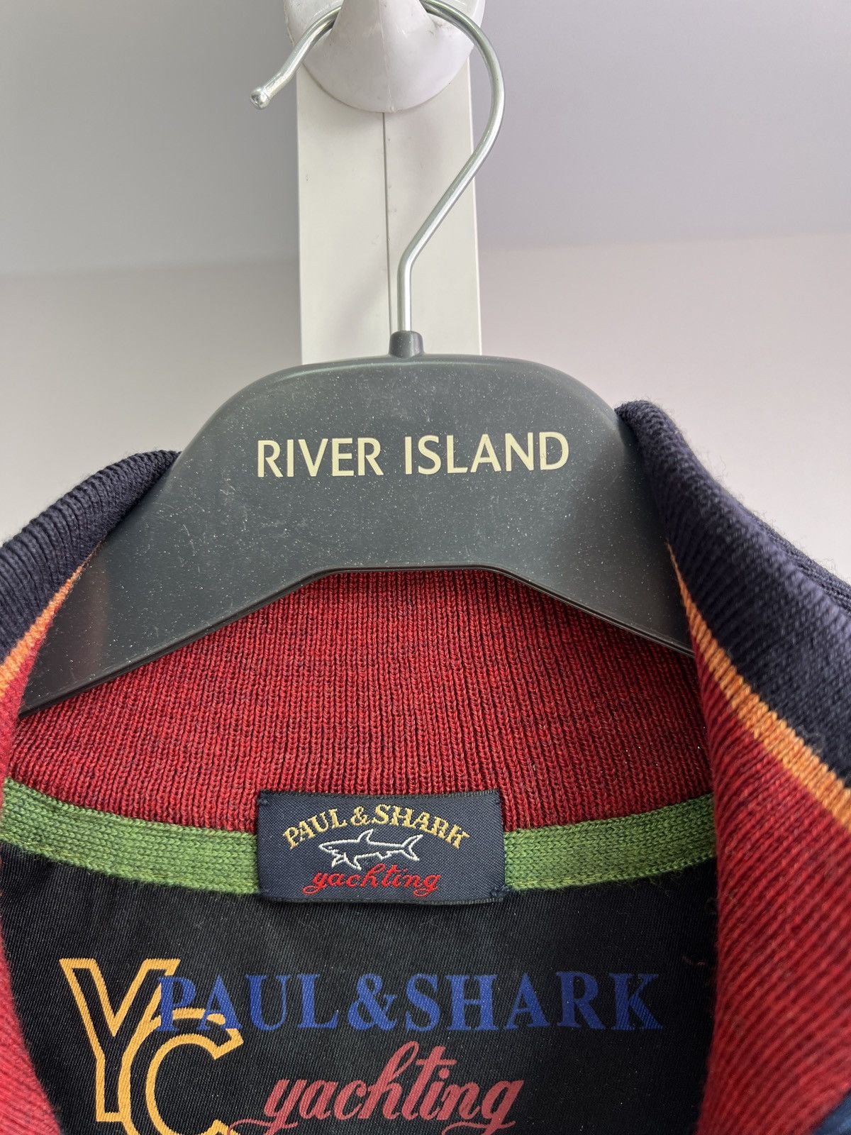 Designer × Paul & Shark × Vintage Vintage Paul Shark striped navy luxury sweater Size US M / EU 48-50 / 2 - 12 Thumbnail