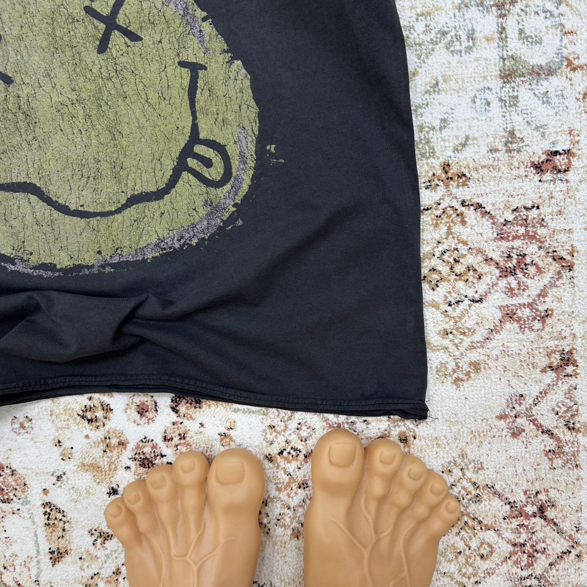 Nirvana × Vintage Vintage Nirvana T-shirts Big Logo Crazy Fit Trashed Y2K 00s Size US M / EU 48-50 / 2 - 3 Thumbnail