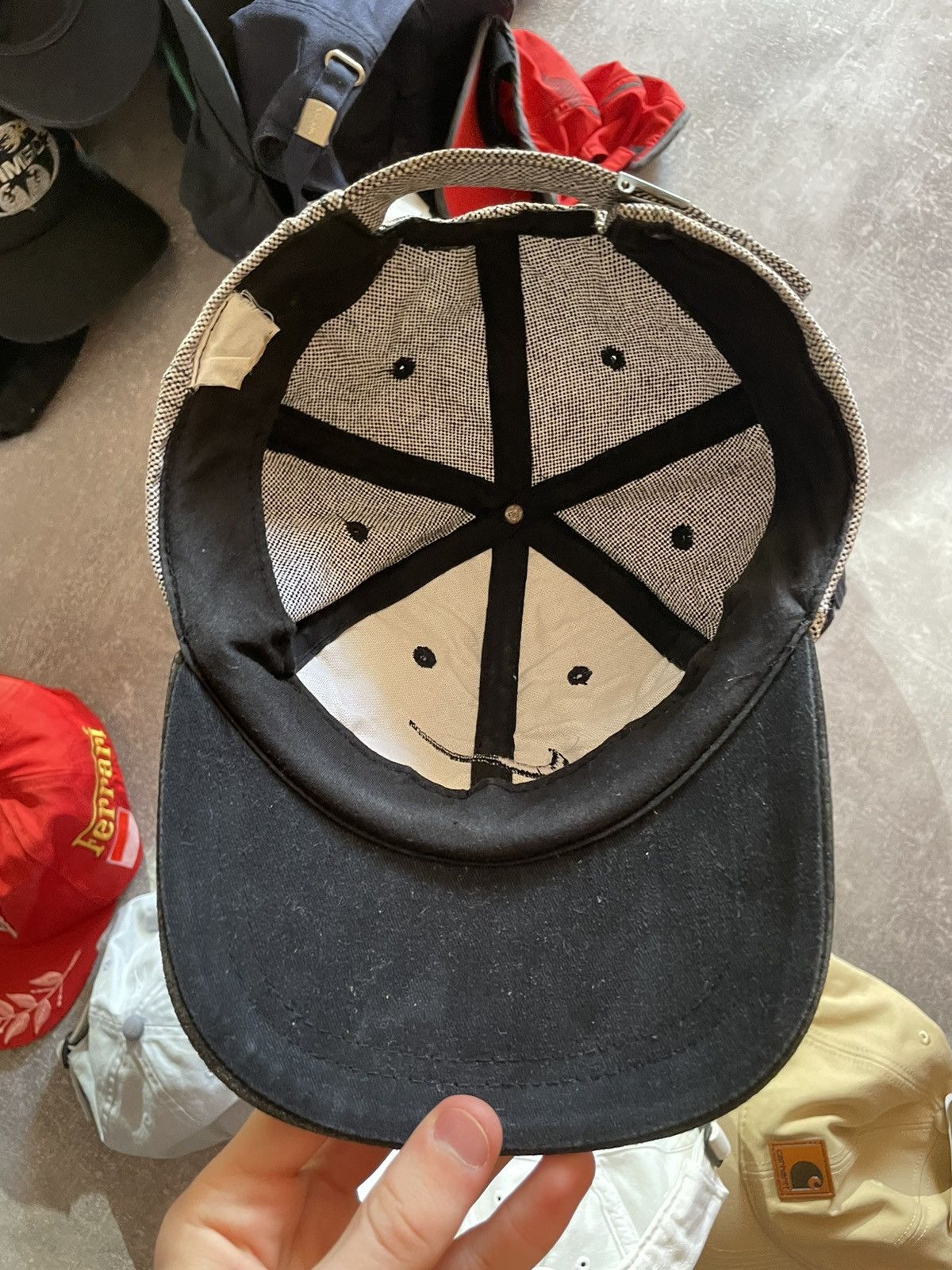 Nike × Vintage Vintage Nike Cap Big Swoosh Size ONE SIZE - 6 Thumbnail